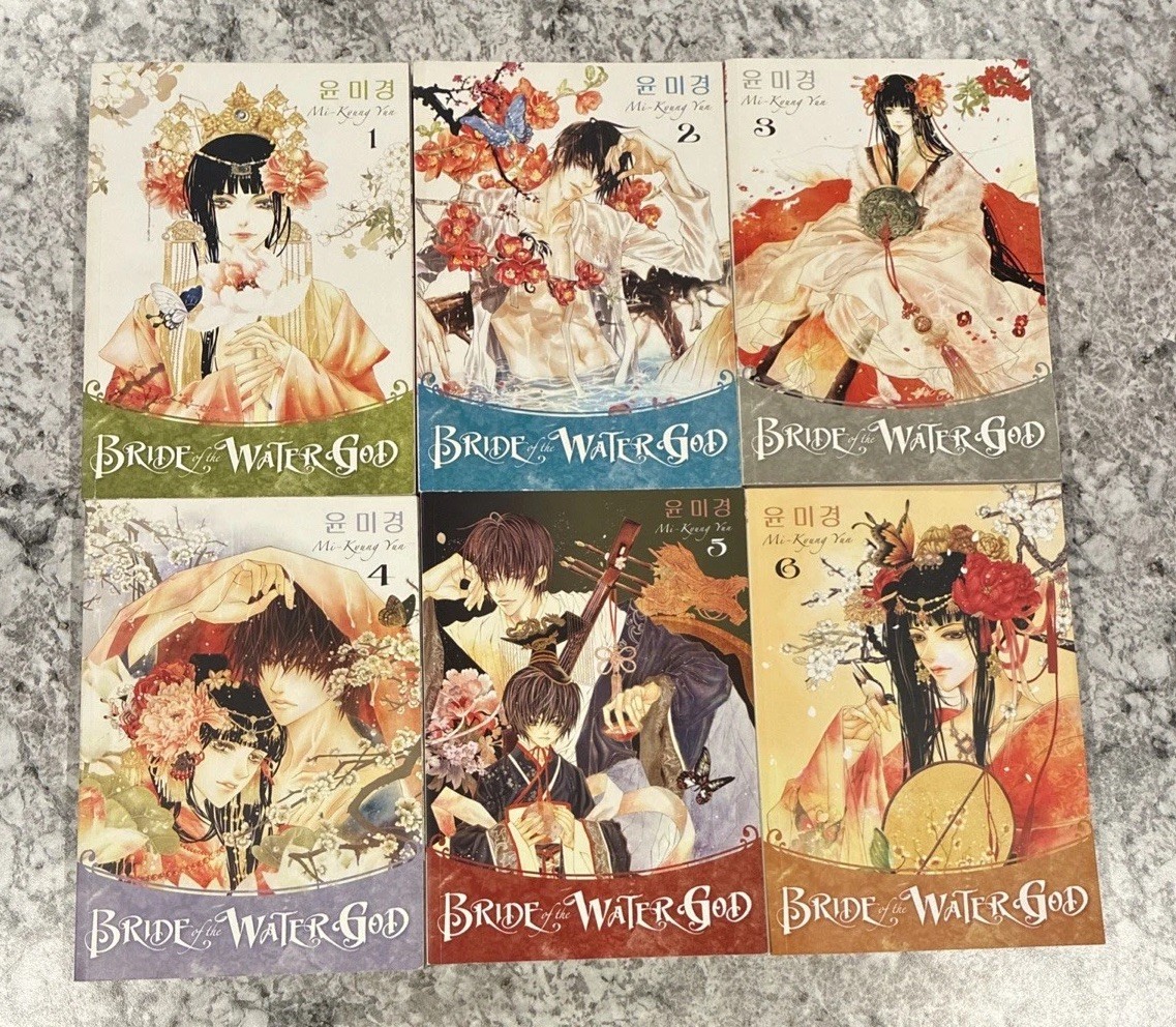 Bride Of The Water God Manga 1-6. By Mi-kyung Yun Dark Horse Comics 6 books