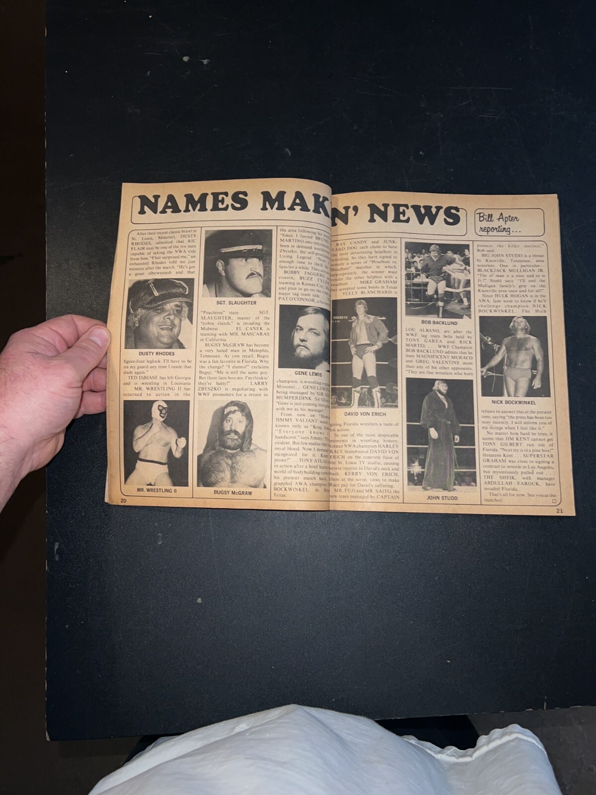 Inside Wrestling Magazine November 1981 Dusty Rhodes Cover NWA WWF Mid South