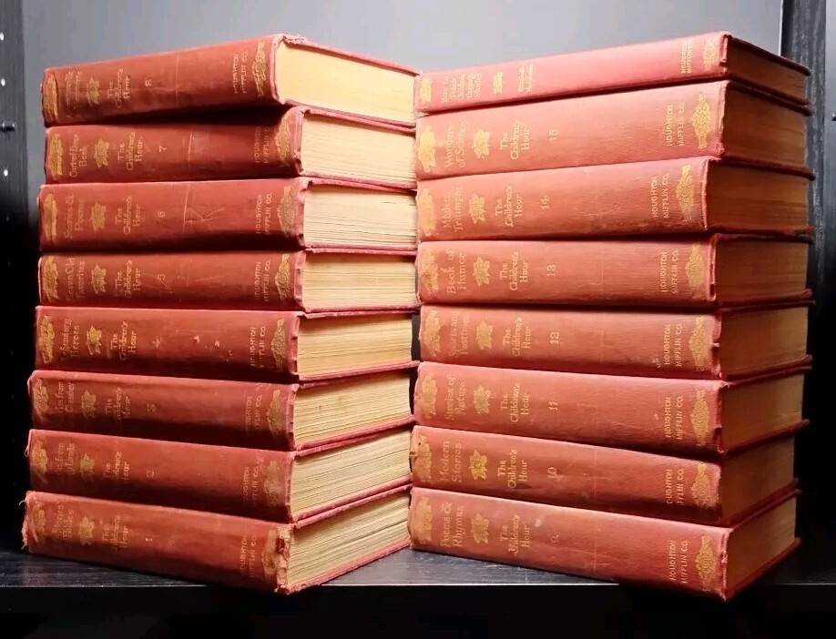 The Children’s Hour 16-Vol Set Houghton Mifflin Vintage Children’s Literature 19