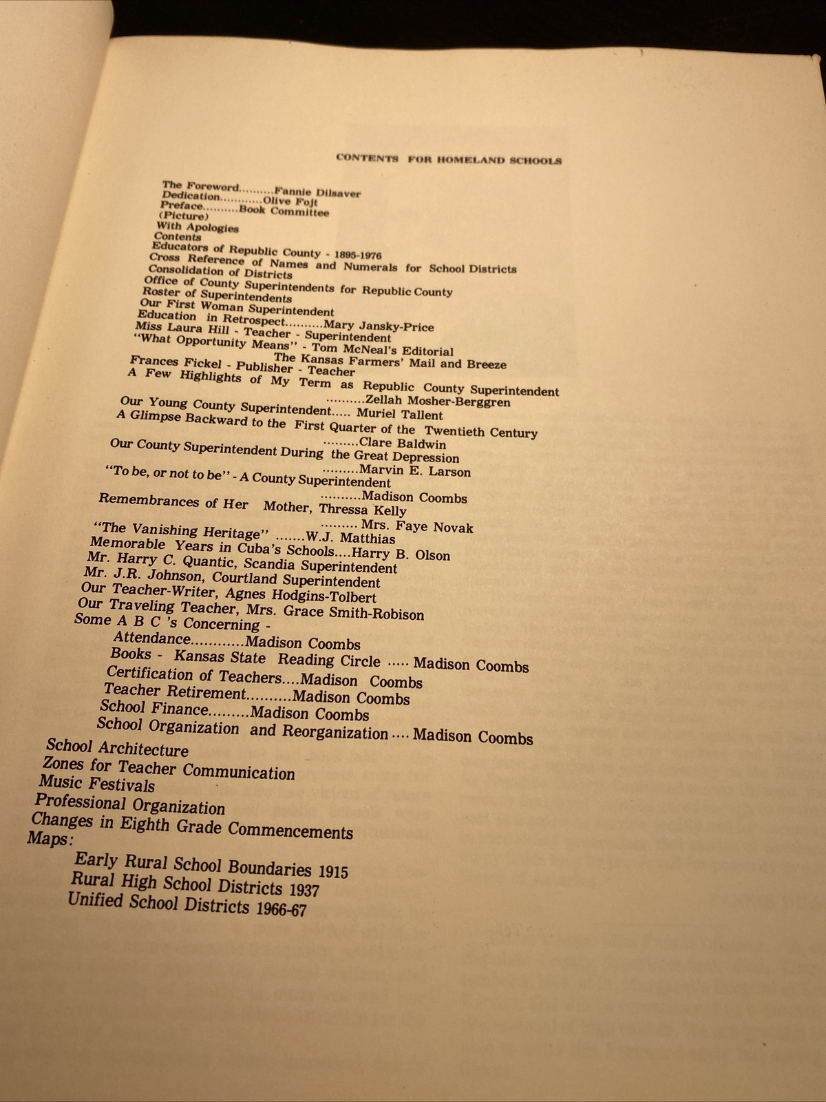 Vintage Book About Schools Homeland Schools 274 Pages ￼about Schools in kansas