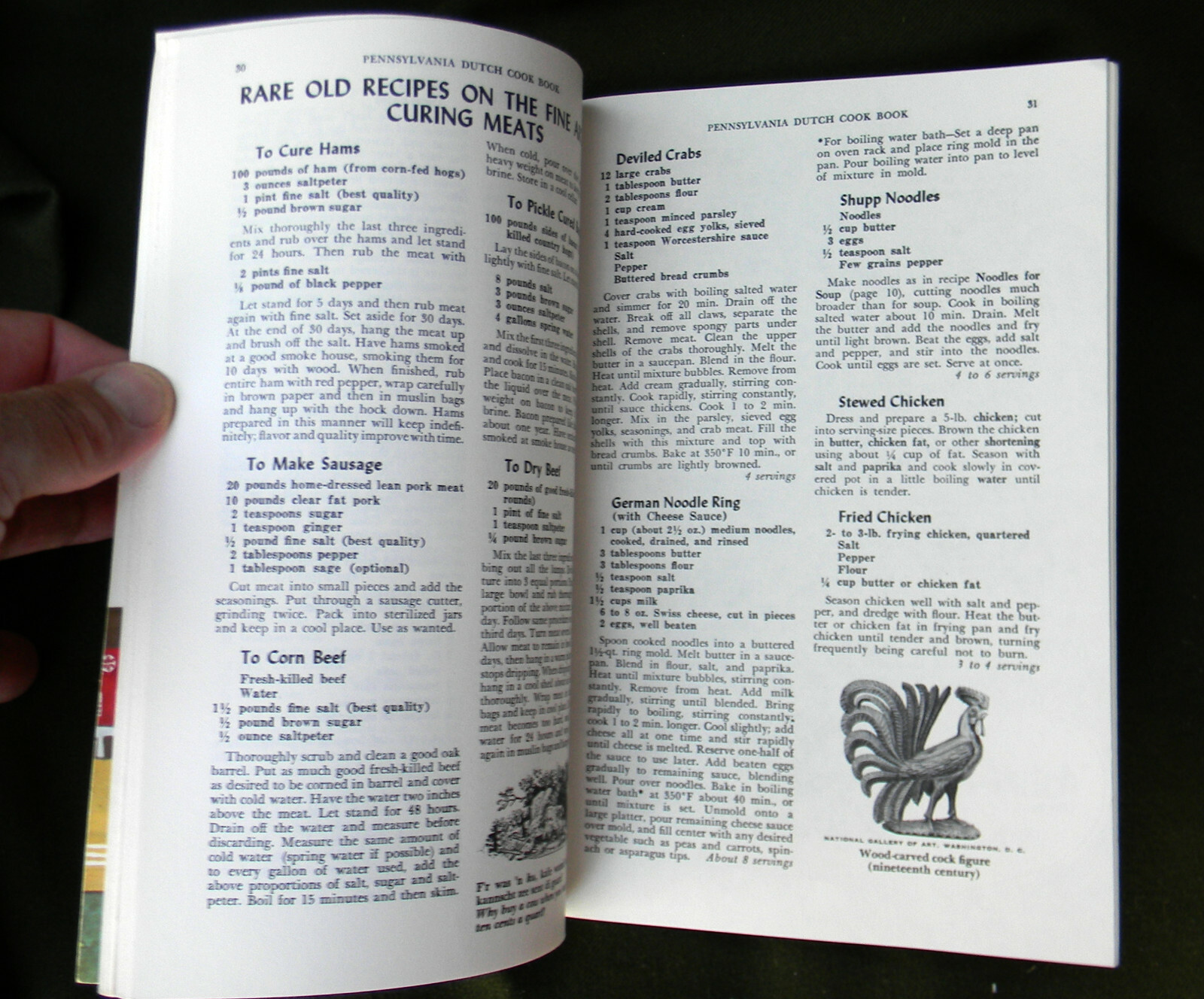 Pennsylvania DUTCH COOKBOOK of Fine Old Recipes, 62 pages
