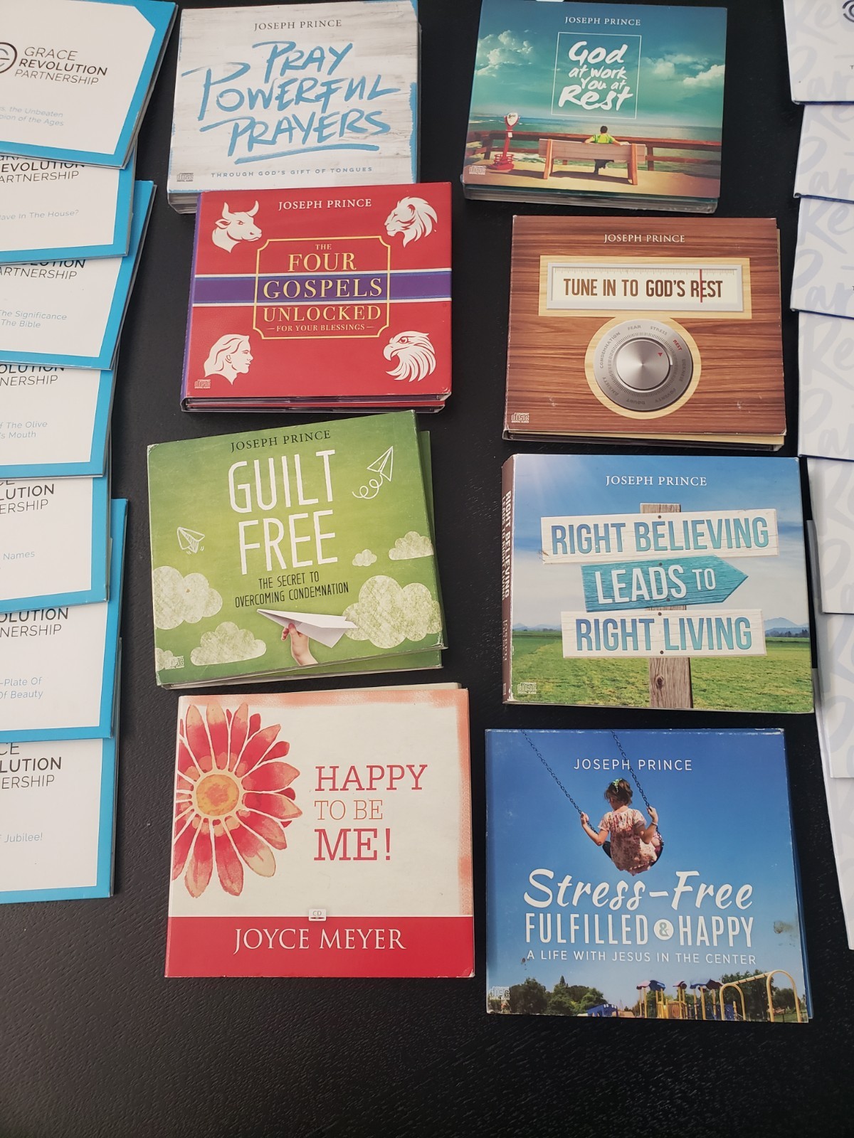 Lot 65 + Faith Teaching CD’S Joseph Prince God At Work You At Rest Some New