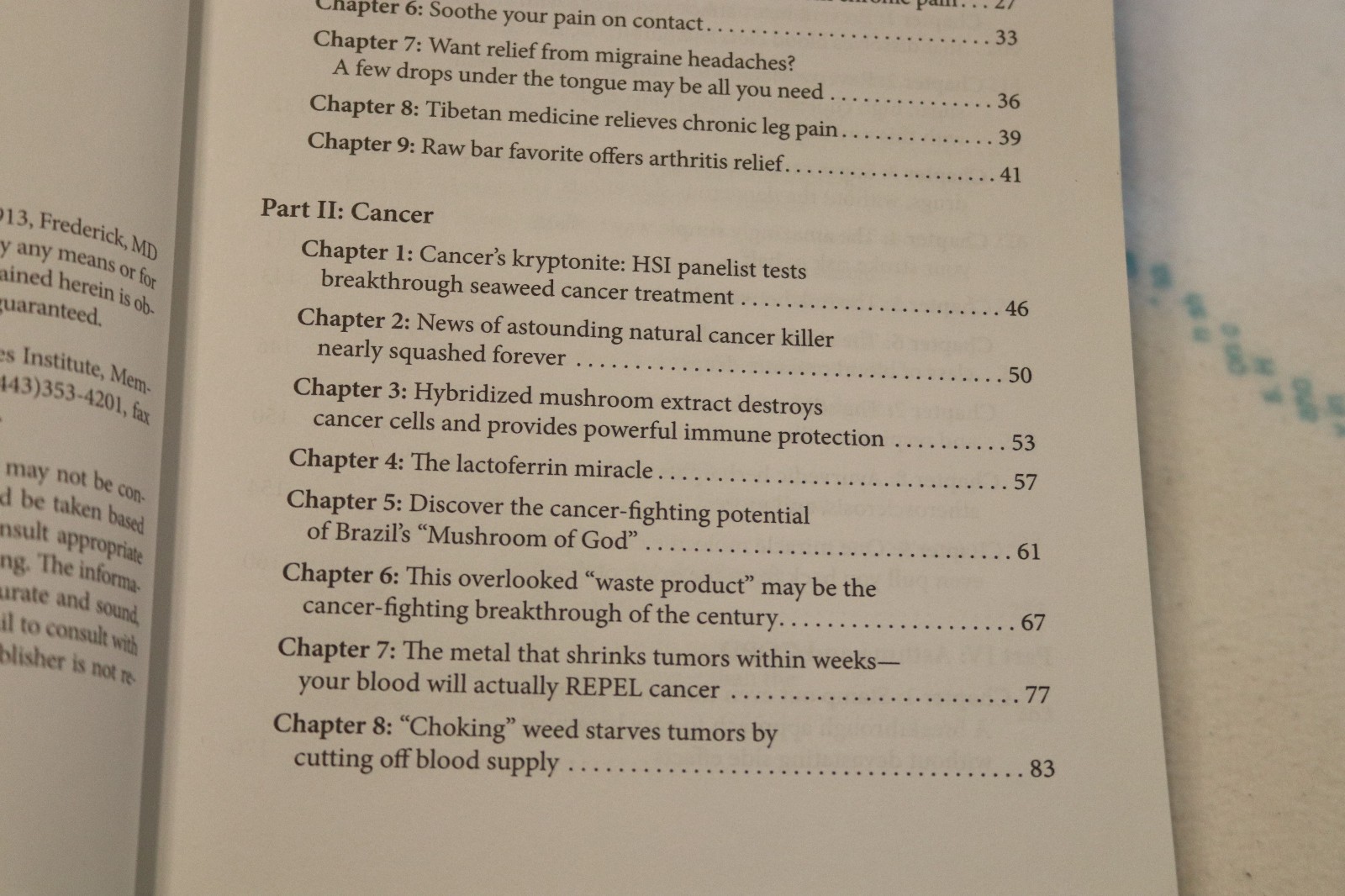 Miracles From The Vault Anthology on Underground Cures HSI 2017 edition