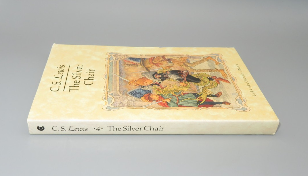 Rare # 4 Silver Chair trade paperback 8×5.5 Chronicles of Narnia C.S. Lewis