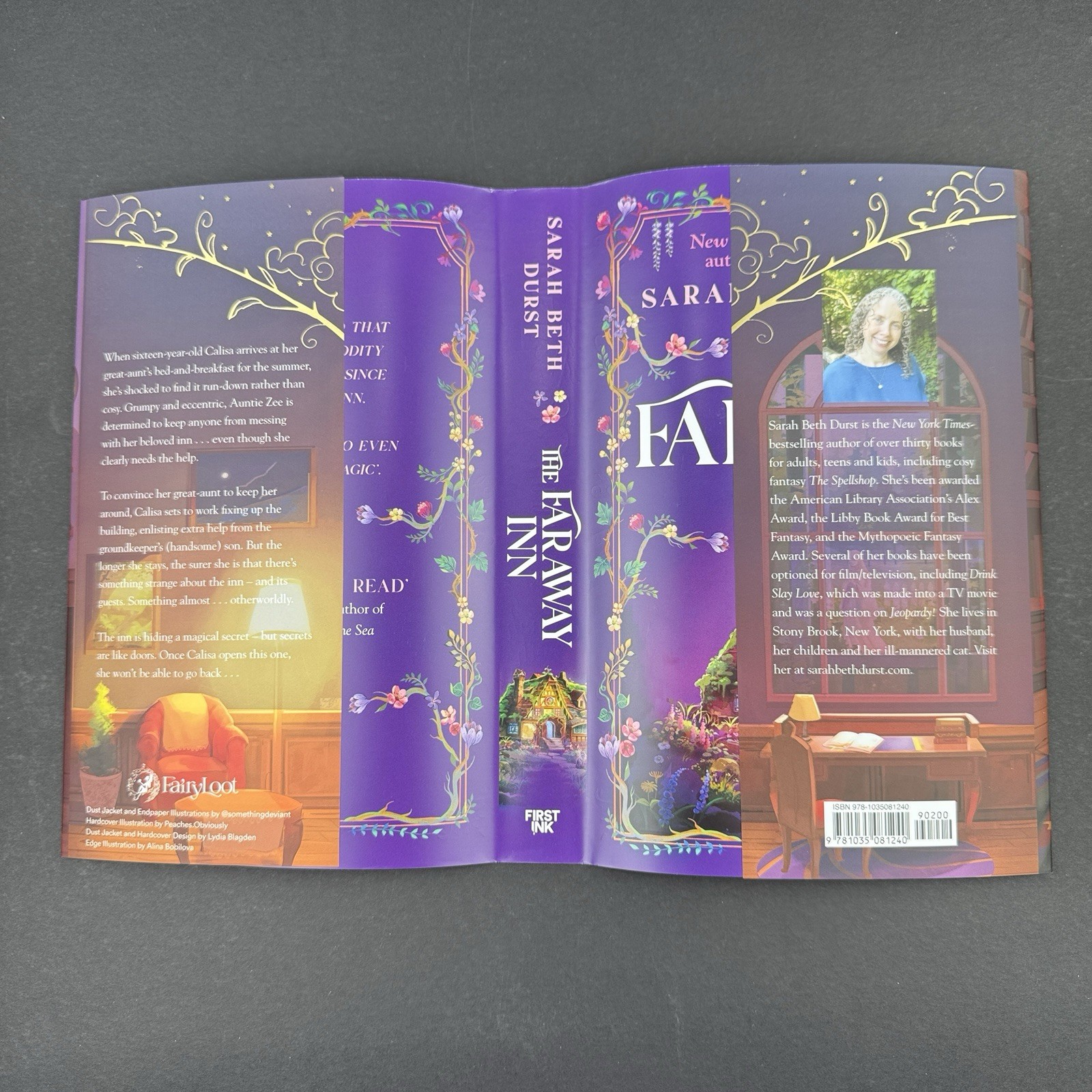 FairyLoot Sarah Beth Durst Signed The Faraway Inn Special Edition Sprayed Edges
