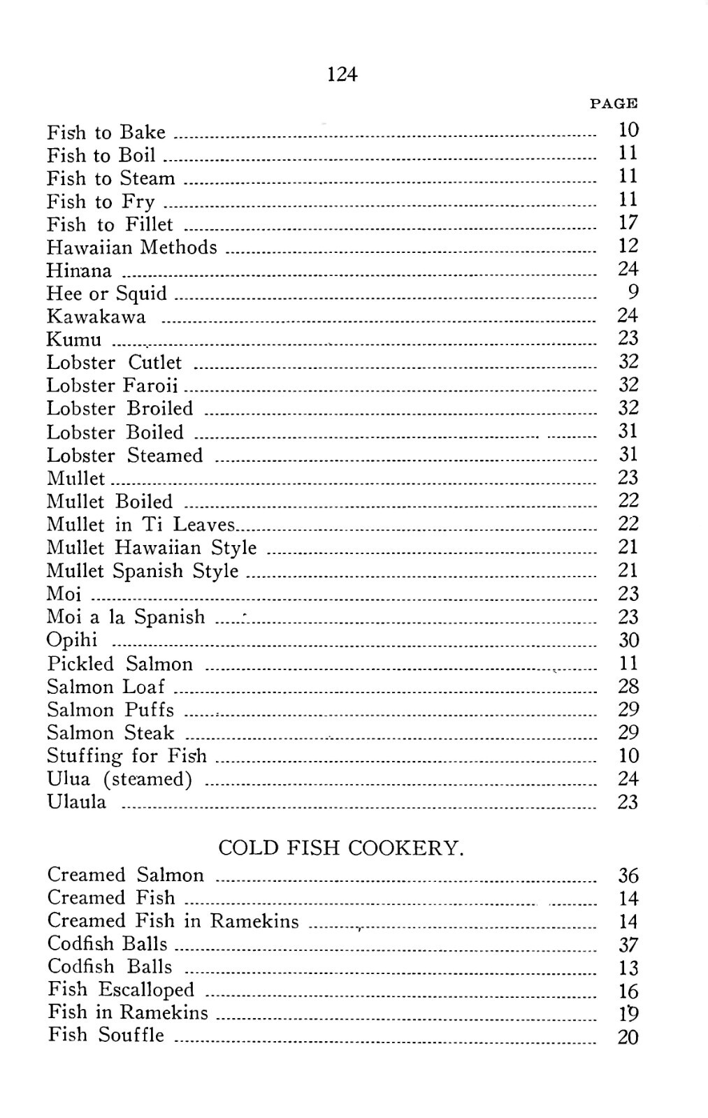 1920 Hawaiian Cook Book 135 Pages