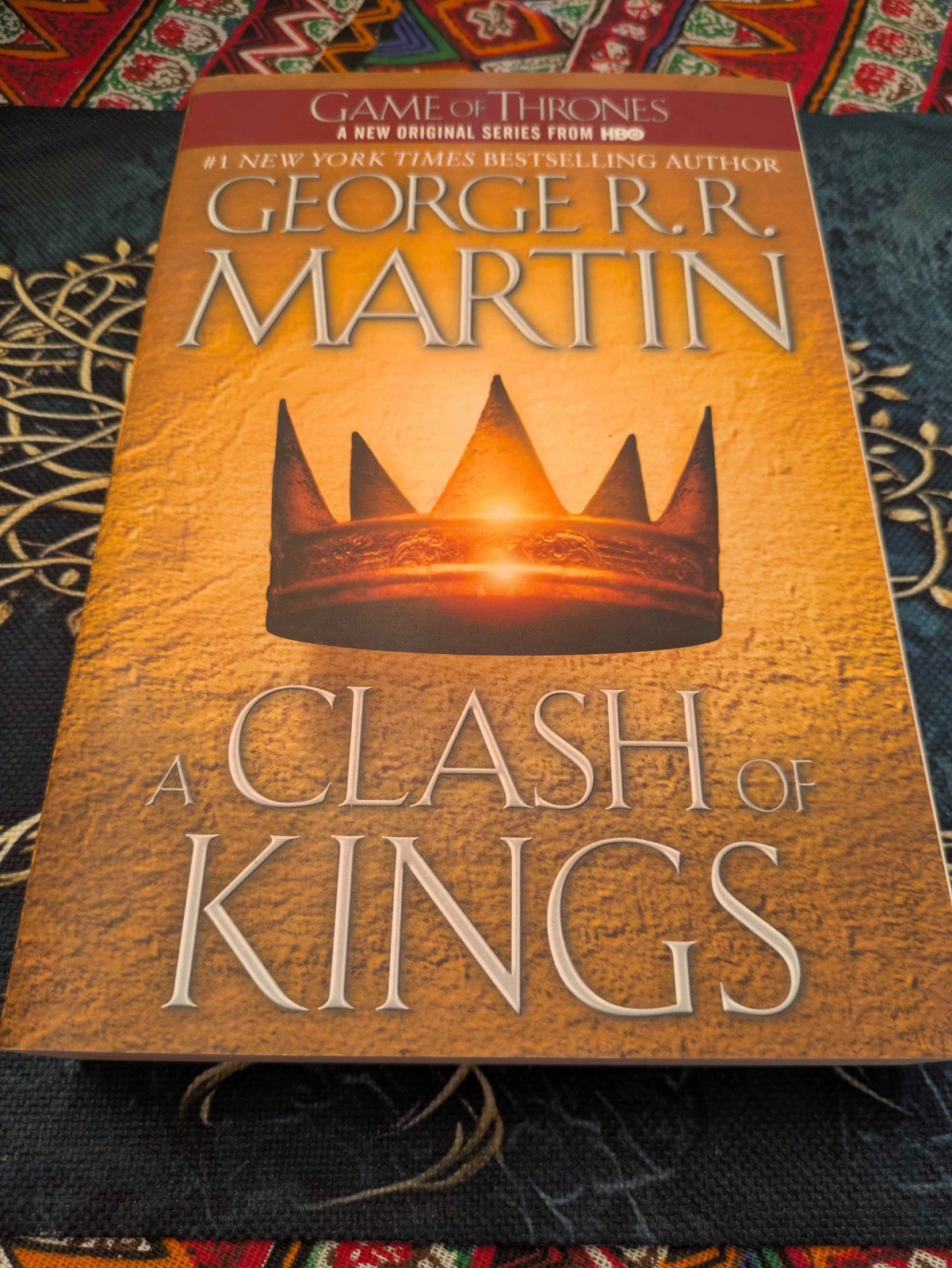 SIGNED Clash of Kings by George R. R. Martin (2002, Trade Paperback)