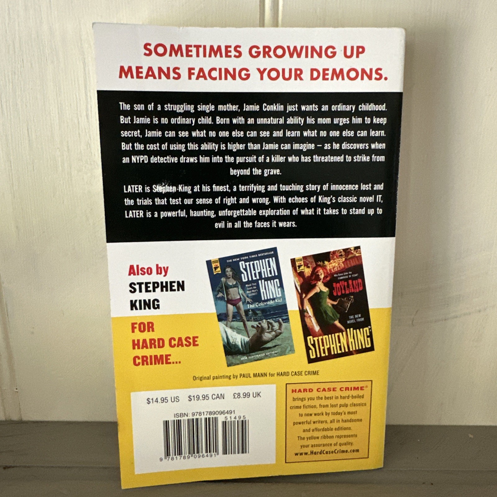 Later by Stephen King 2021 First Edition Paperback
