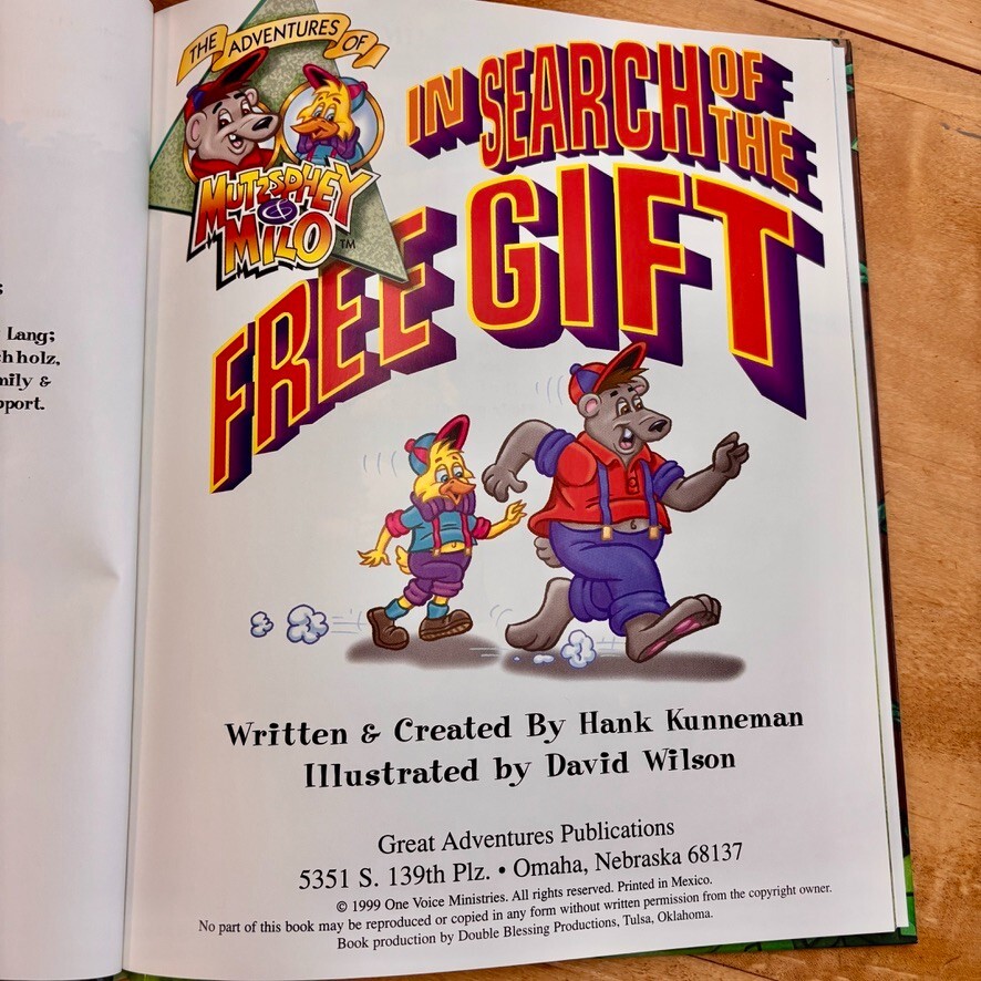 In Search of the Free Gift Mutzsphey & Milo Children’s Christian Picture Book