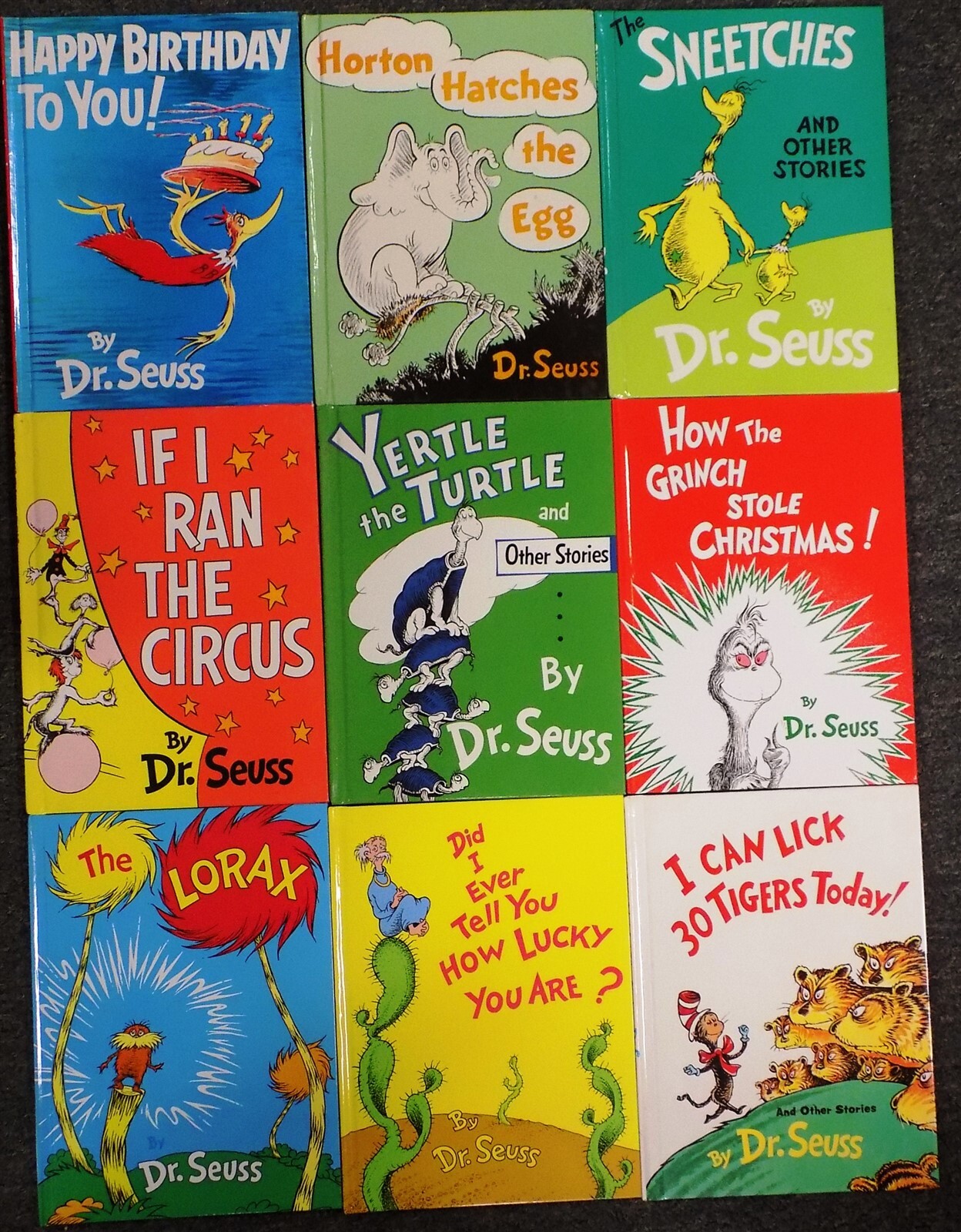 Dr. Seuss Book Lot! 9 Books Never Read, Size ~11.25″ X 8.25″