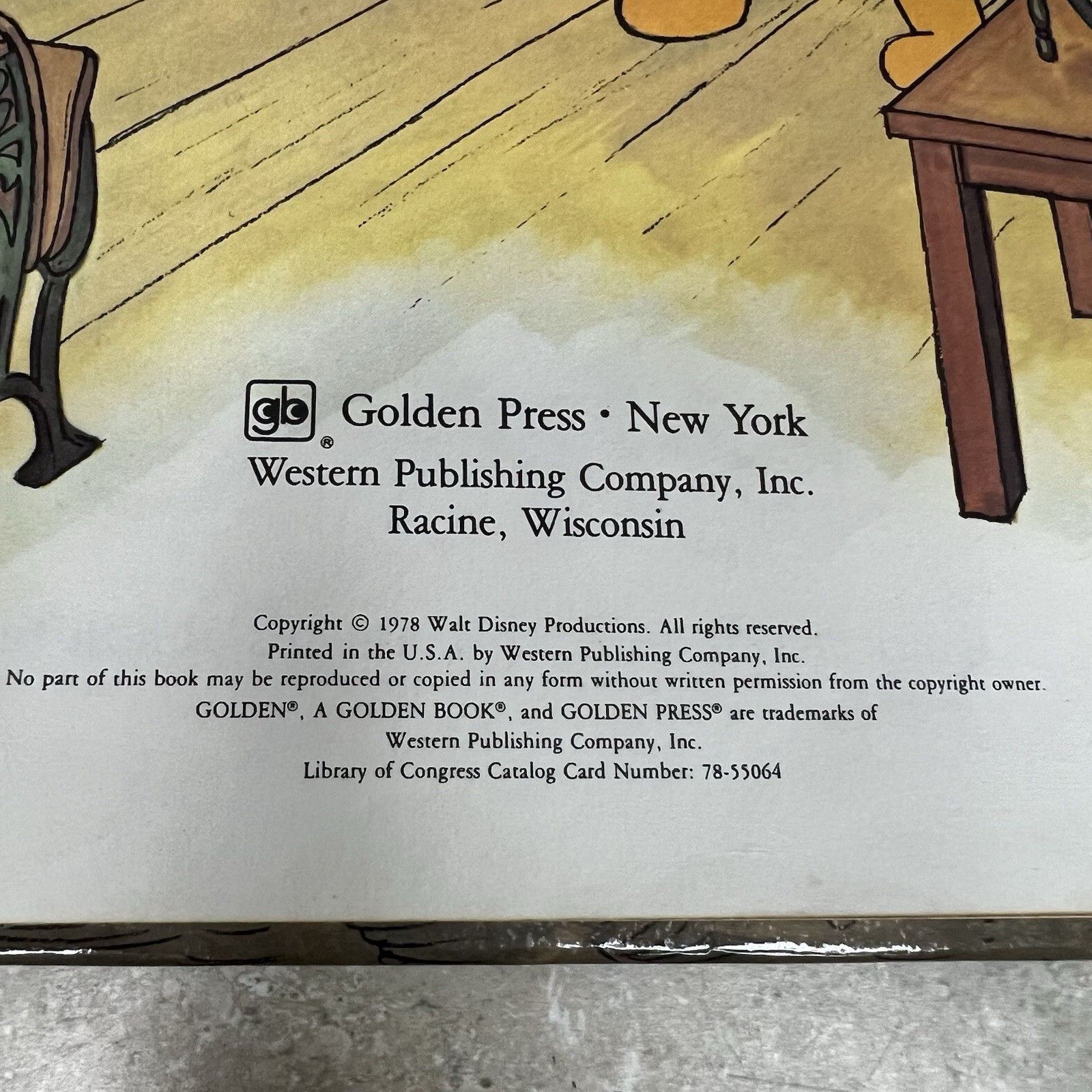 Walt Disney’s Pooh’s Schoolhouse: 1978 Golden Press Hardcover