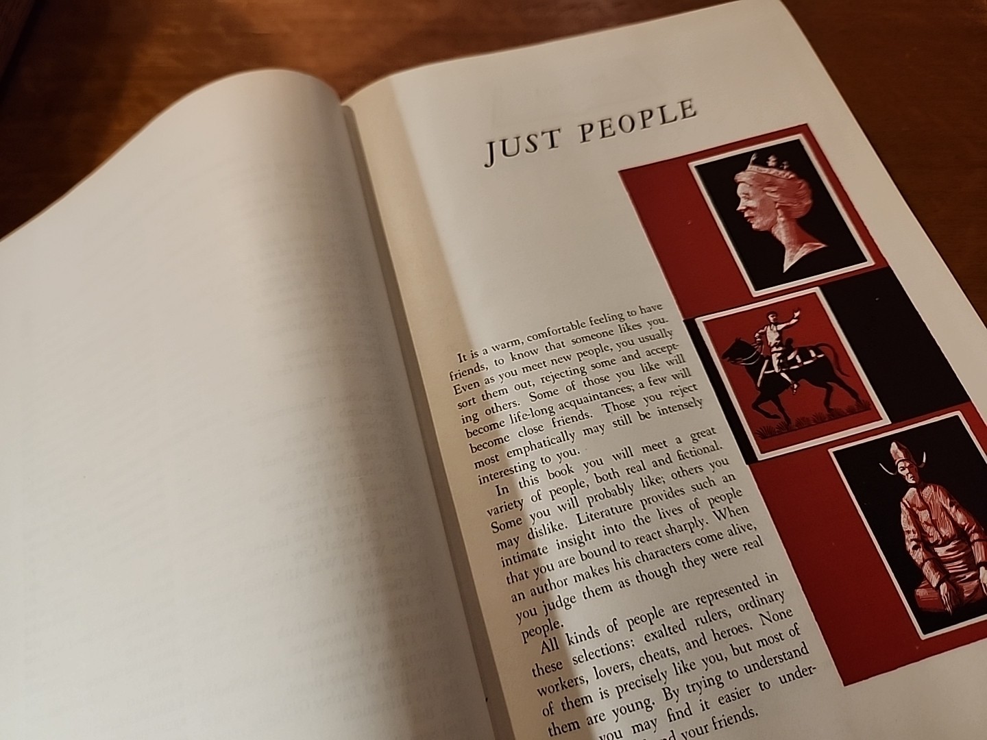 Our Reading Heritage: England and the World, Vtg Textbook 1957