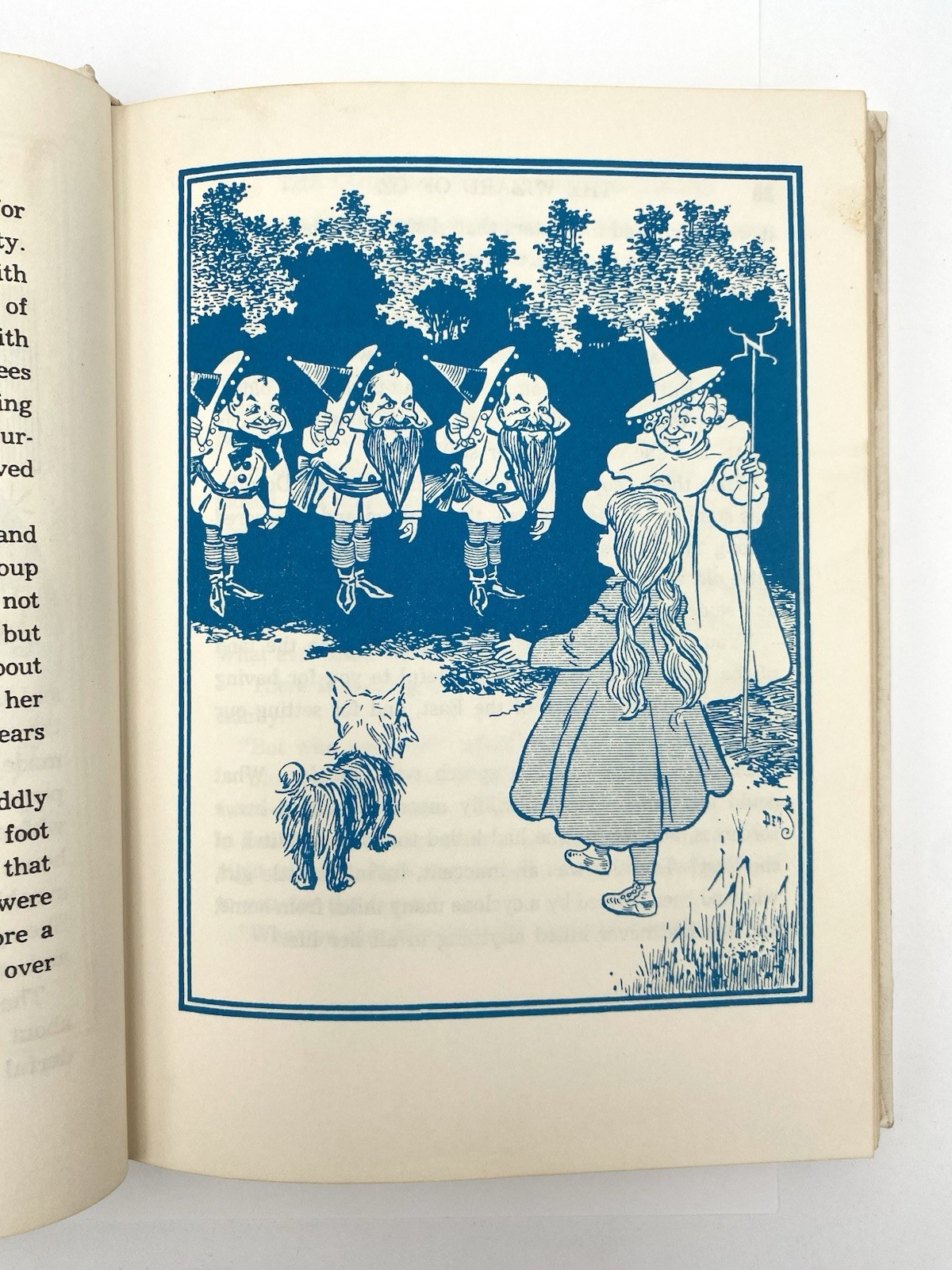 Vintage Wizard of Oz L Frank Baum Hardcover 1956 Reilly & Lee Co Illustrated