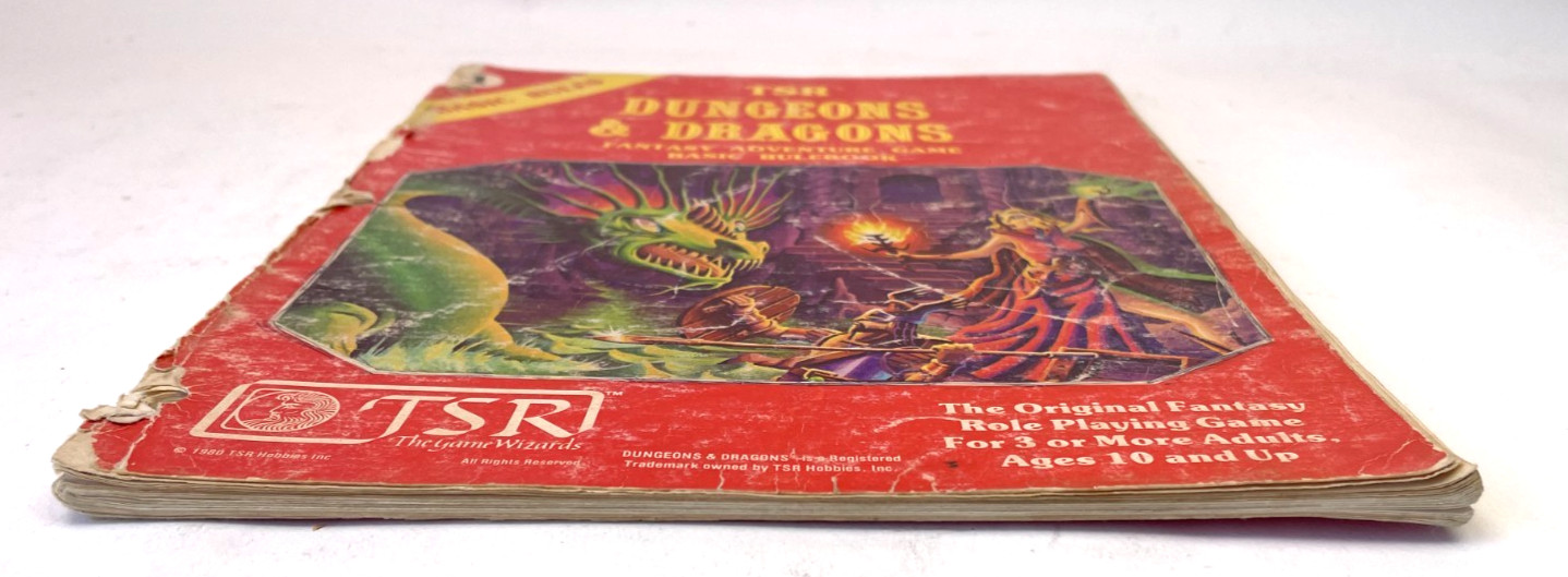 Dungeons & Dragons Basic Rulebook Tom Moldvay 1981 TSR Fantasy RPG Game