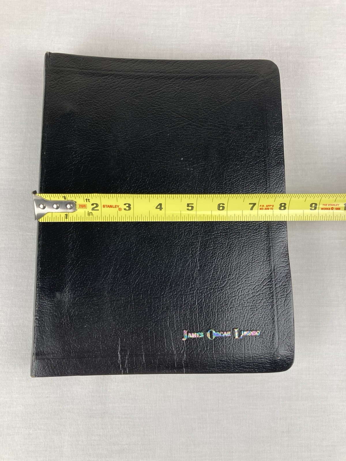 WORLD PUBLISHERS LOOSE LEAF KJV HOLY BIBLE CENTER COLUMN BONDED LEATHER RARE HTF