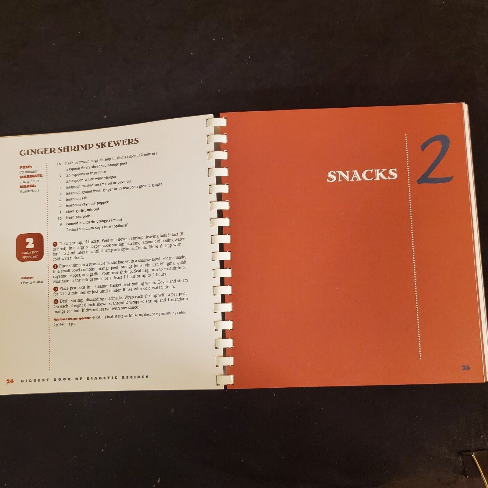 Better Homes and Gardens Biggest Book of Diabetic Recipes Spiral Bound 415 pages