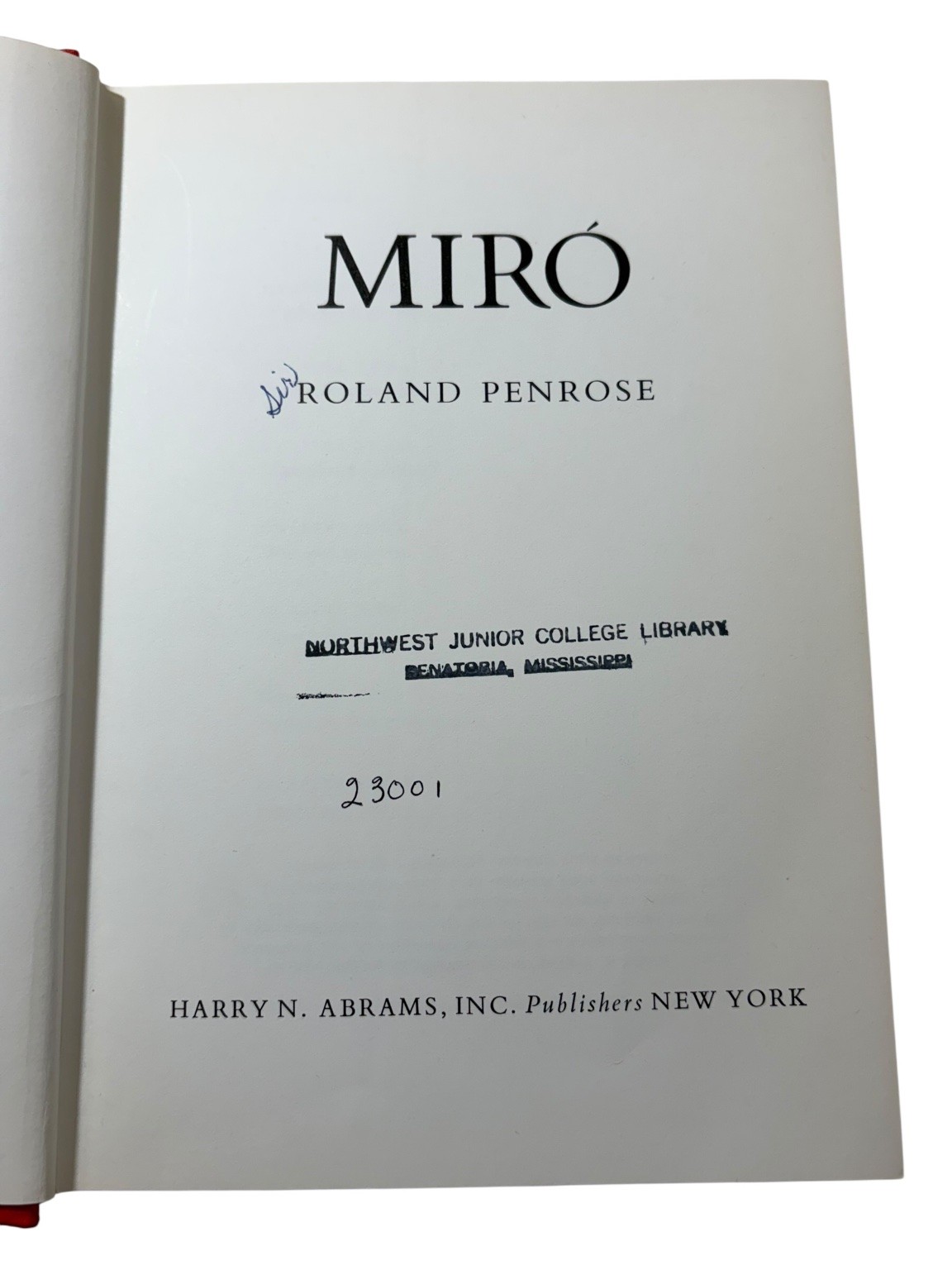 Miró Roland Penrose 1969 Paperback Art Biography Abrams
