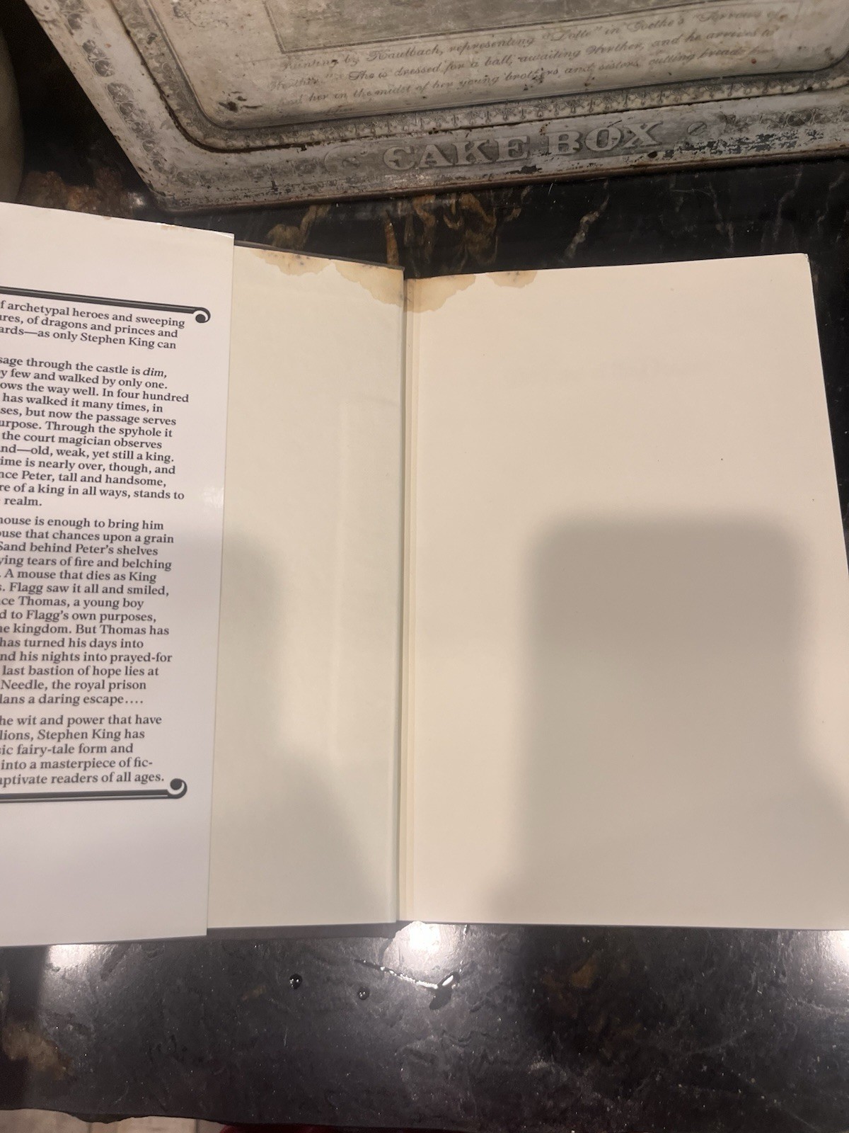 The Eyes of the Dragon Hardcover by Steven King – 1st Edition – w/Dust Jacket
