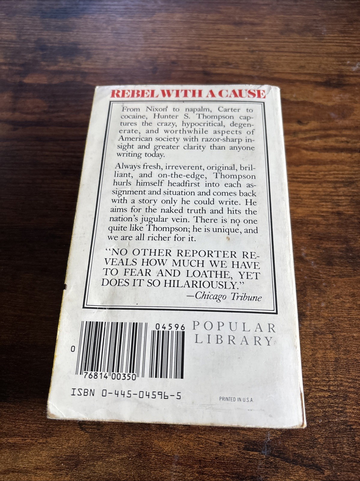 Hunter S. Thompson The Great Shark Hunt 1980 Fawcett Popular Library