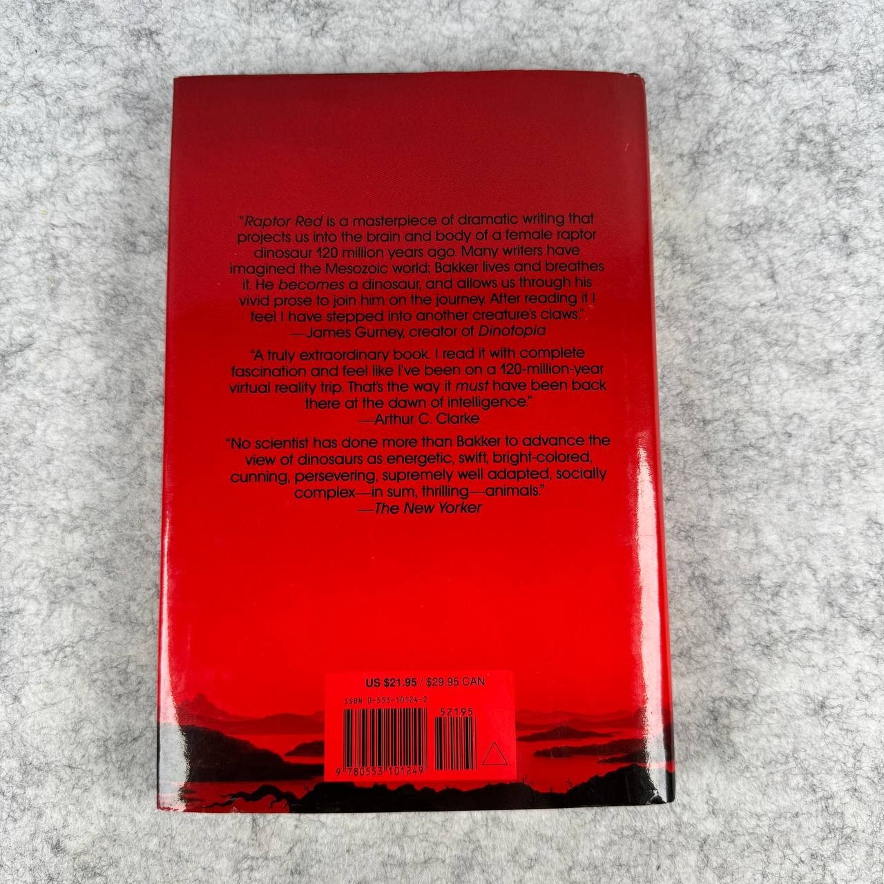Raptor Red by Robert T. Bakker [1995 HC DJ 1st Edition 1st Printing] -Very Good