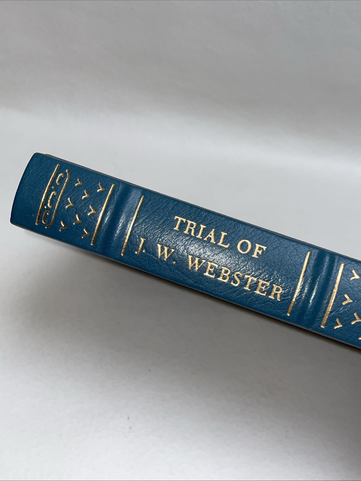 NOTABLE TRIALS LIBRARY~Report Trial Professor John Webster~1990 LEATHER HC~Murdr