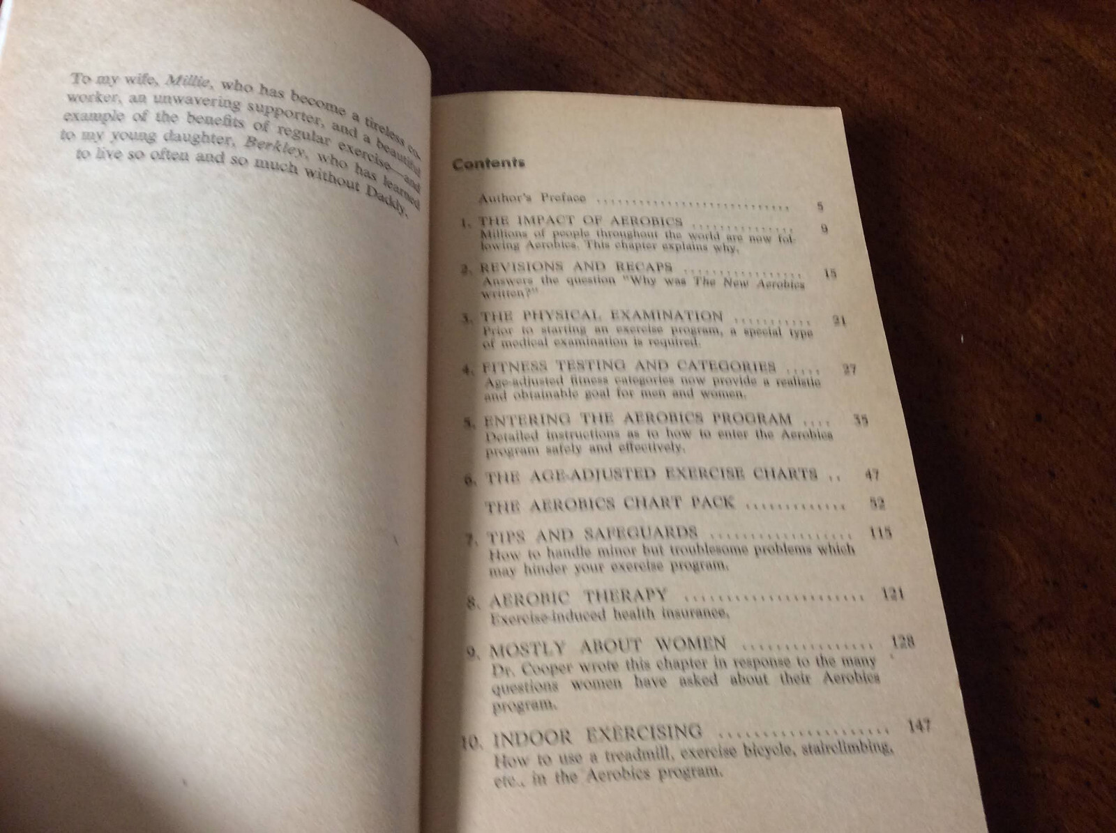 The New Aerobics Health by Kenneth H. Cooper Bantam Books (1975 Mass Market PB)