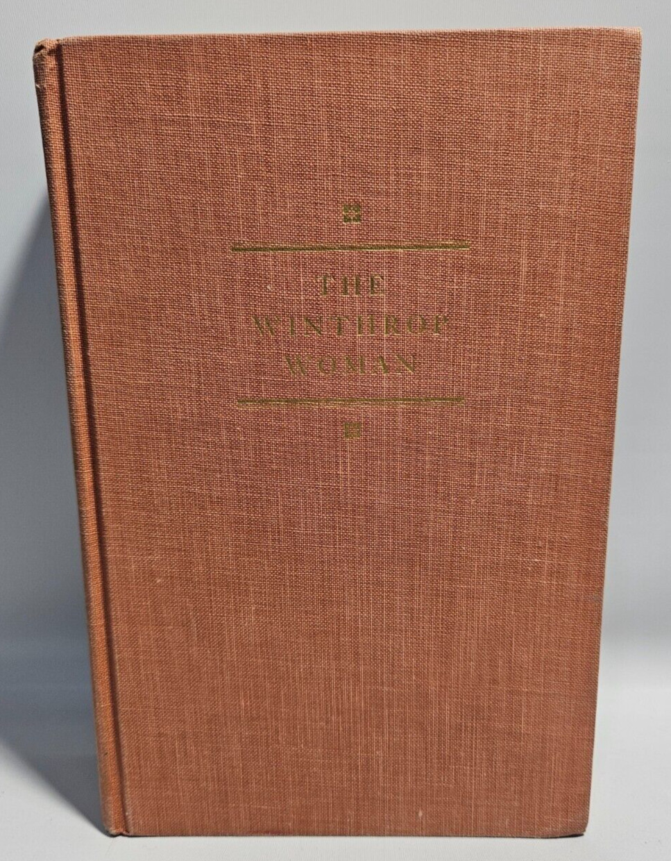 The Winthrop Woman by Anya Seton, 1958 Houghton Mifflin