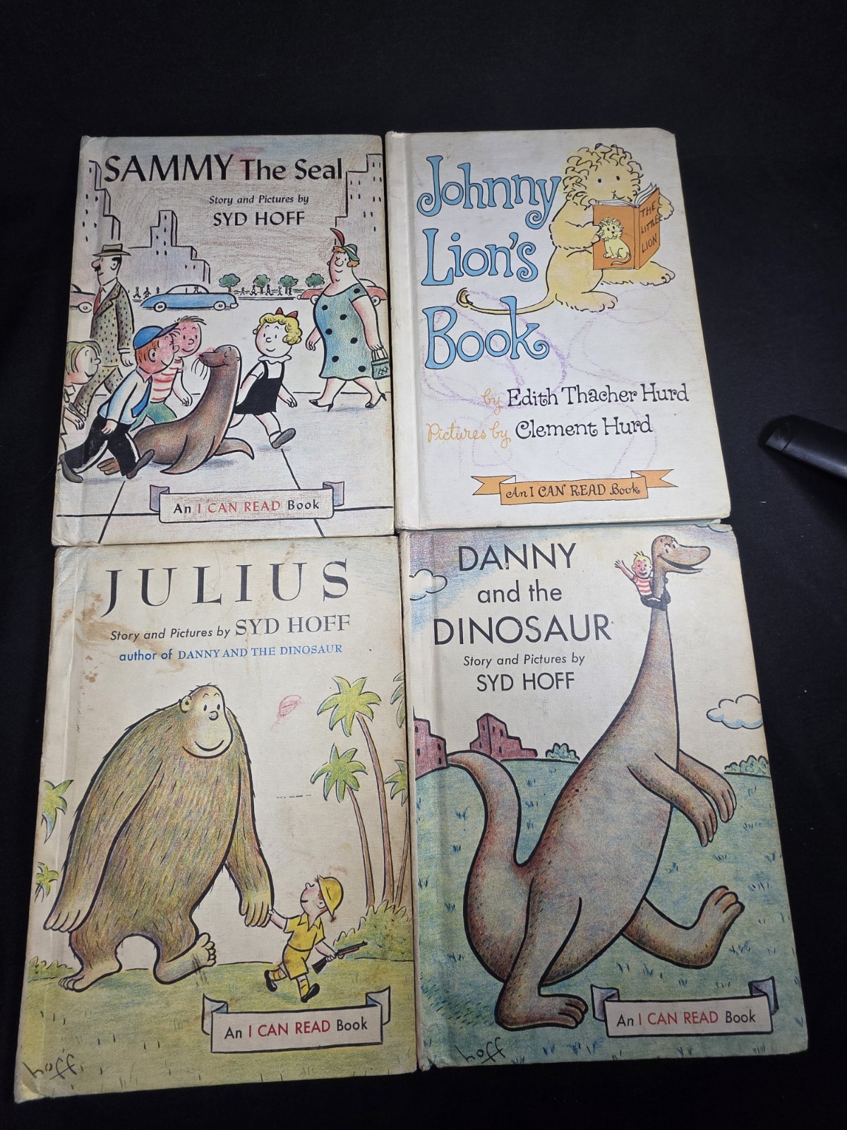 Vintage Childrens Books. An I Can Read Book Lot of 7. 50’s-60’s