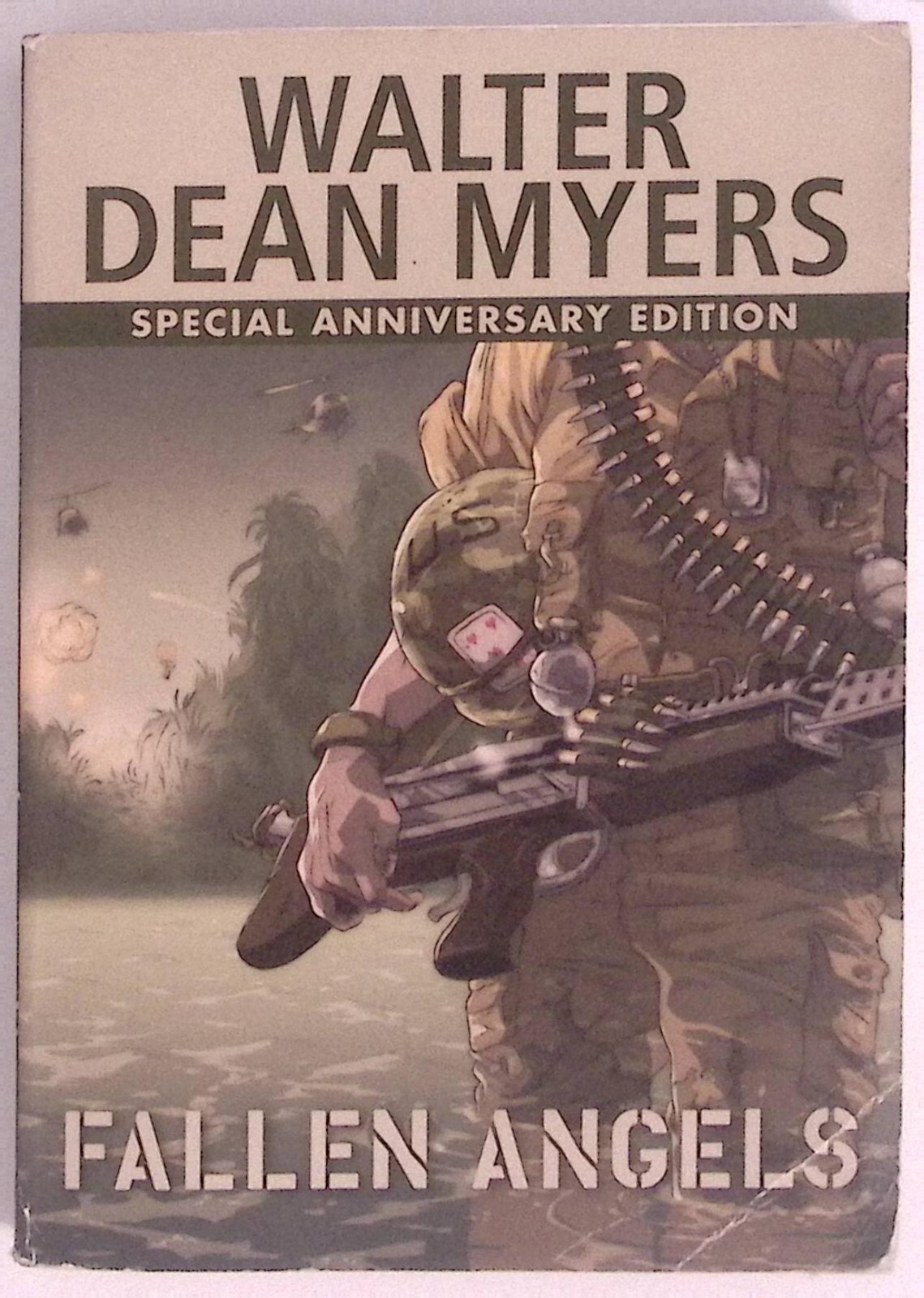 WALTER DEAN MYERS FALLEN ANGELS SPECIAL ANNIVERSARY EDITION SCHOLASTIC B1368