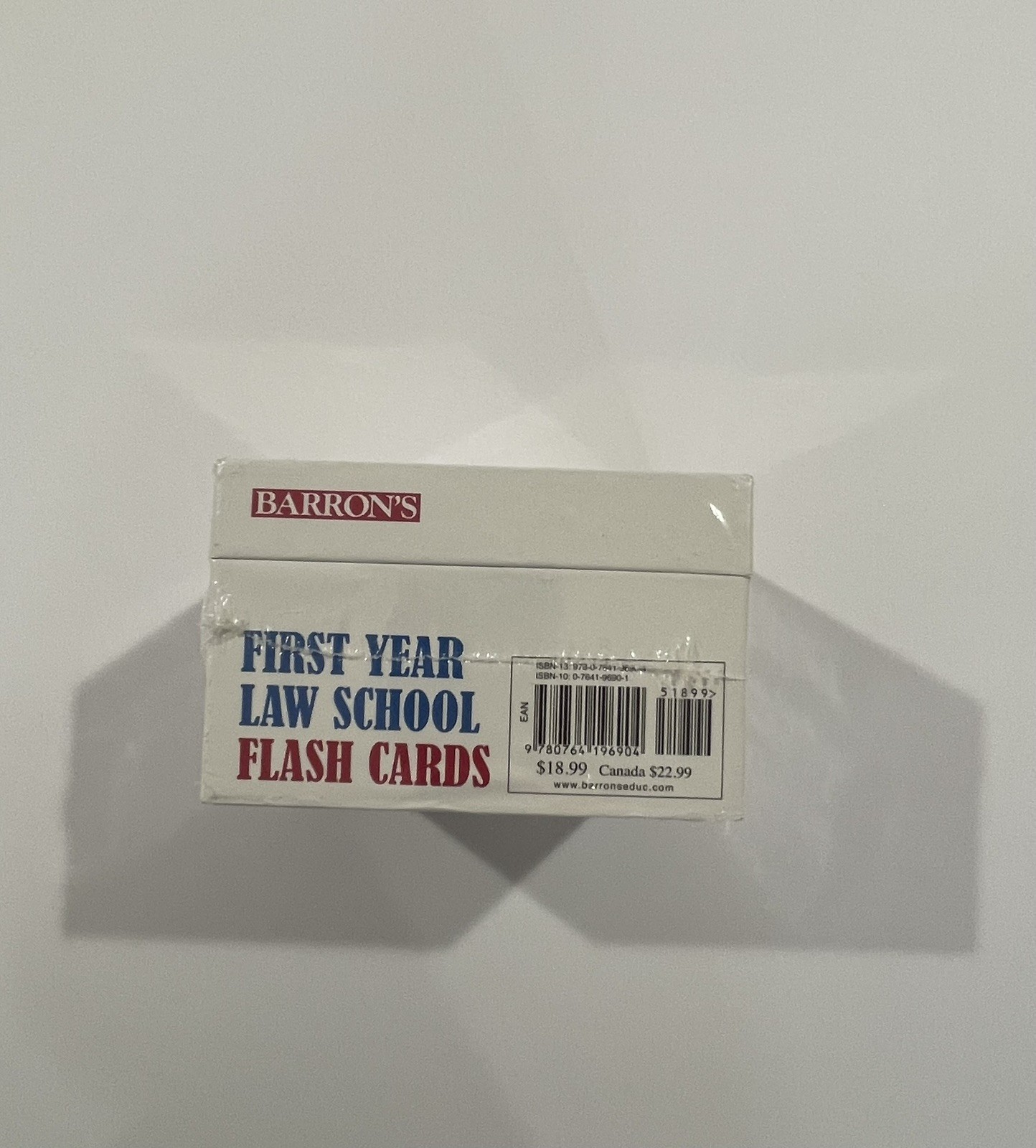 NEW Barton’s First Year Law School Flash Cards : 350 Cards 2010 RARE SEALED