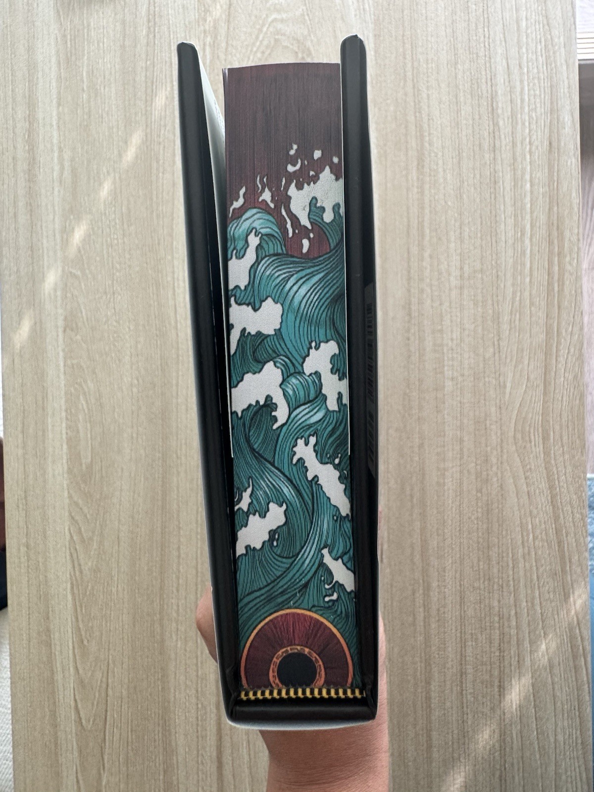 SIGNED Katabasis Deluxe Edition Sprayed Edges by R. F. Kuang + Enamel Pin