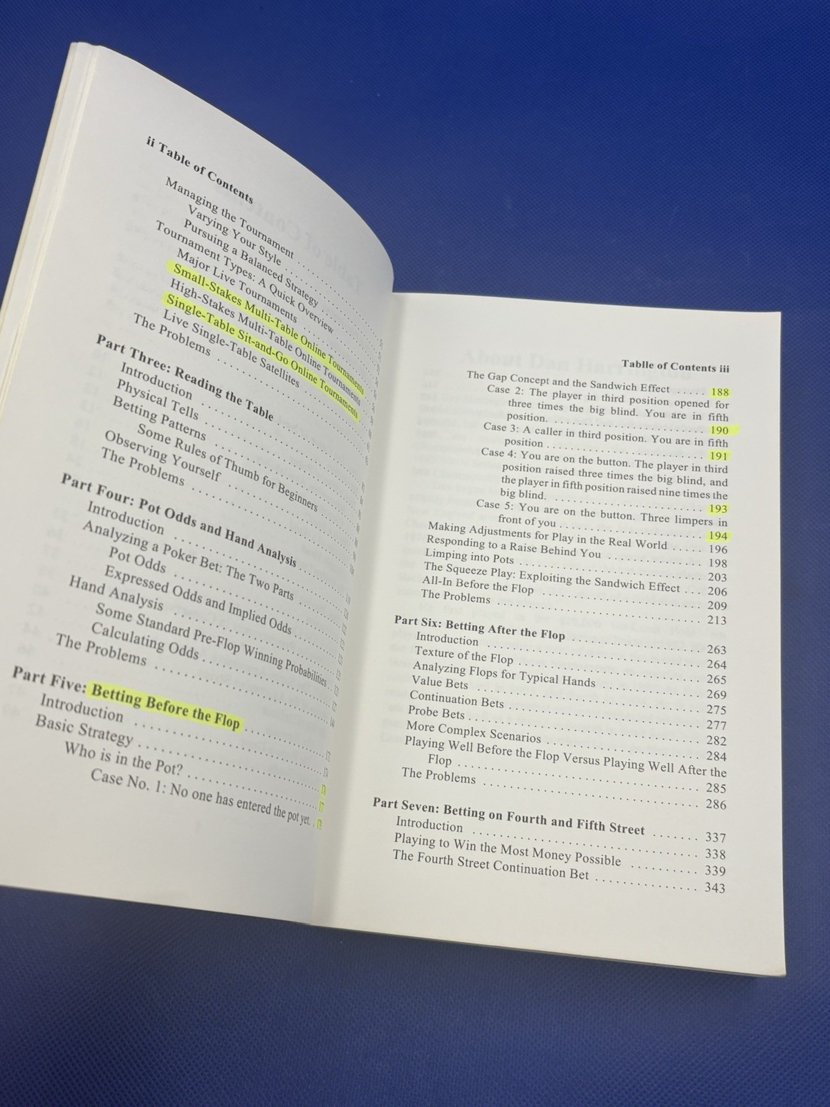 Harrington On Hold ‘Em Poker Volumes I & II, by Dan Harrington Paperback