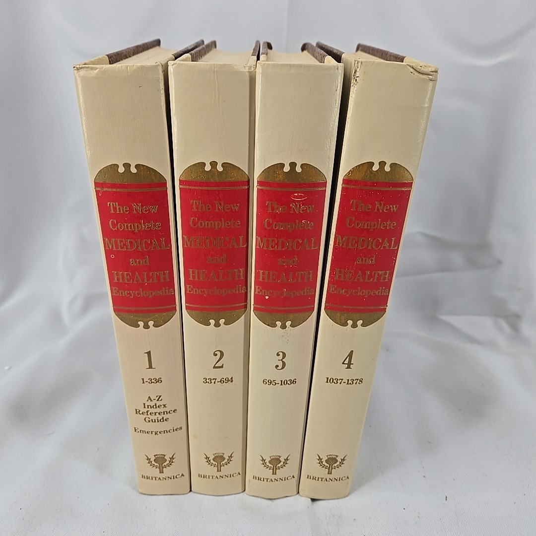 1982 Vintage – The New Complete Medical and Health Encyclopedia Four Volume Set