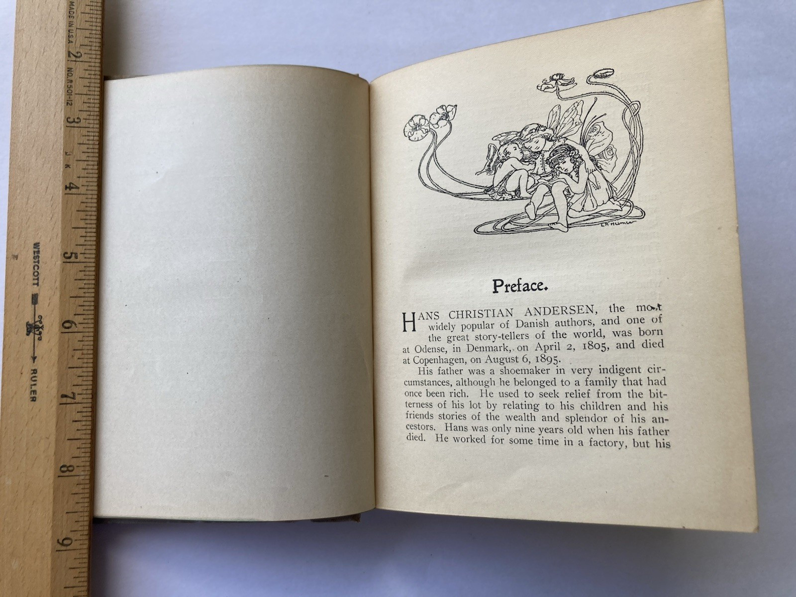 Andersen’s Fairy Tales 1898 Antique Hardcover Book Altemus Young People’s Lib