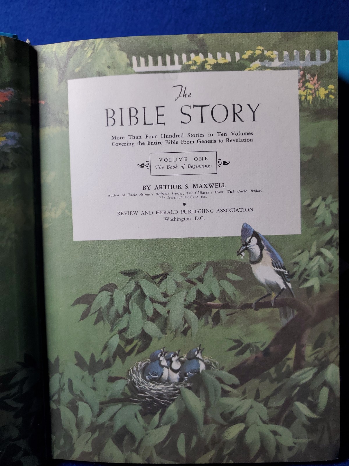 The Bible Story Vol 1-4 6-7 9-10 Arthur S Maxwell 8 HC Books R&H Set