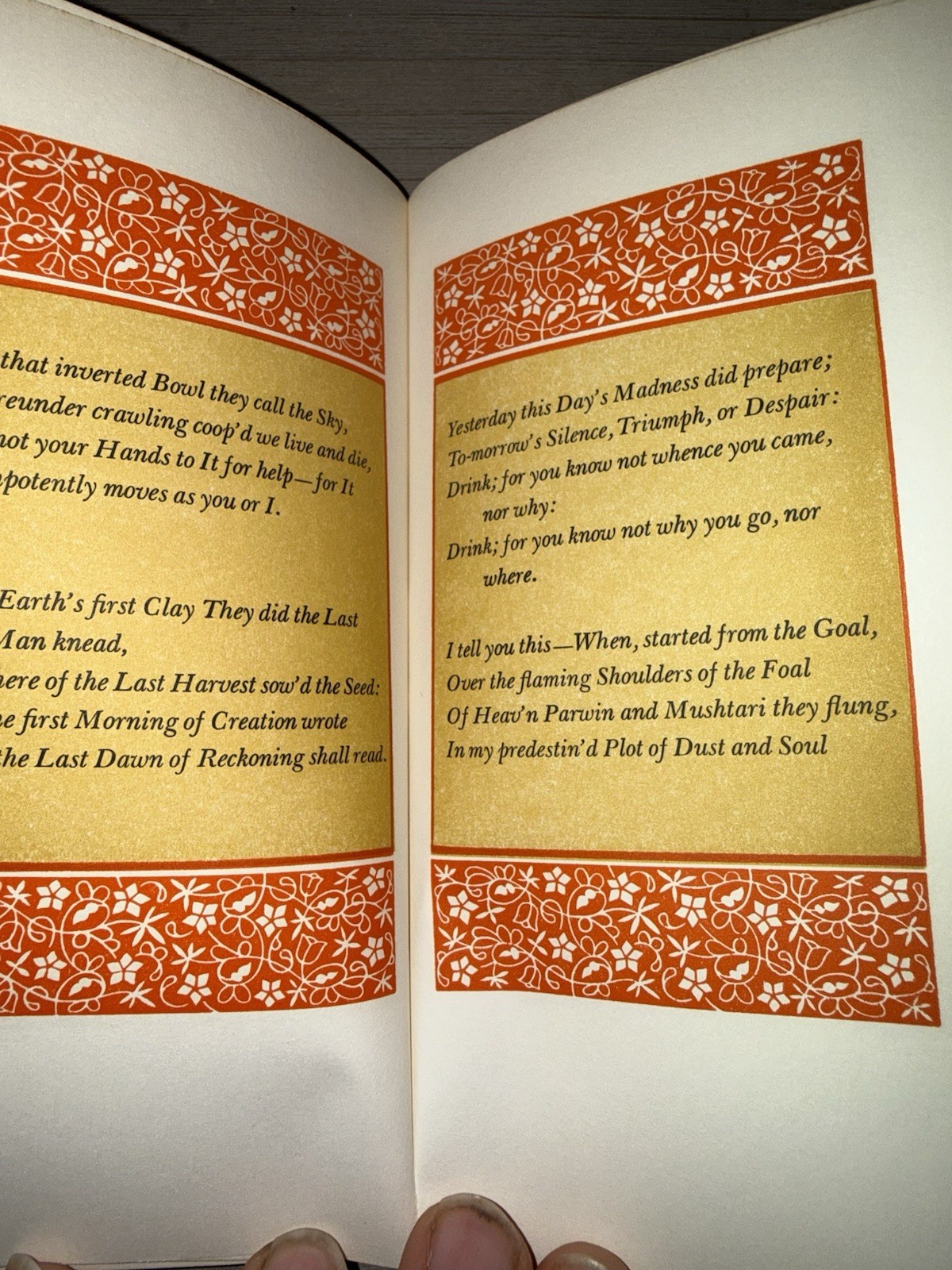 Rubaiyat of Omar Khayyam Peter Pauper Press HC Jeff Hill Illustrated Vintage