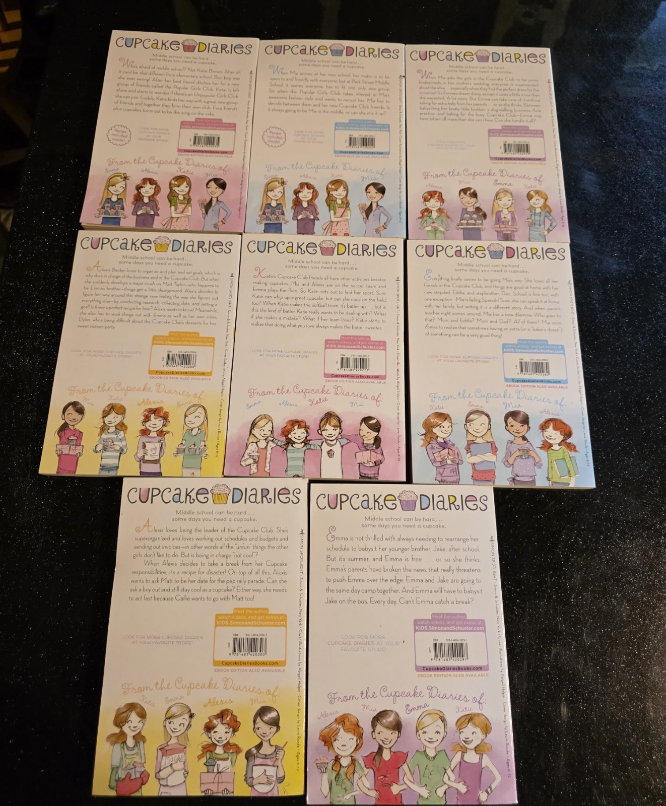 Cupcake Diaries Lot of 9 NEW Paperback Illustrated Coco Simon Ages 9-12