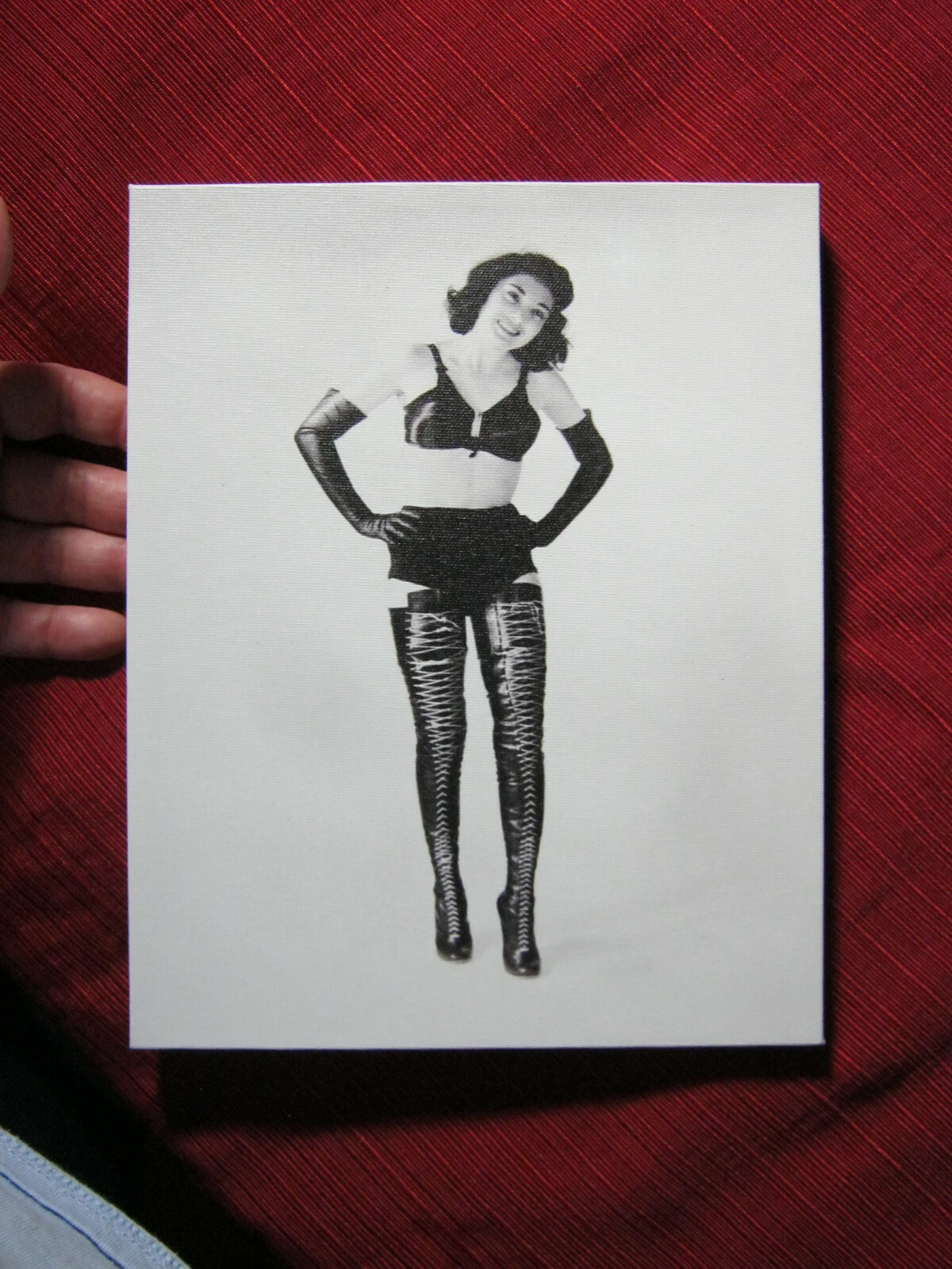Irving Klaw Vintage boots, Vintage Fetish fashion … Canvas Print
