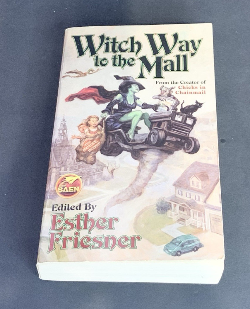 Baen Fantasy Books Varies Authors Witch Way to the Mall Paperback Lot of 3