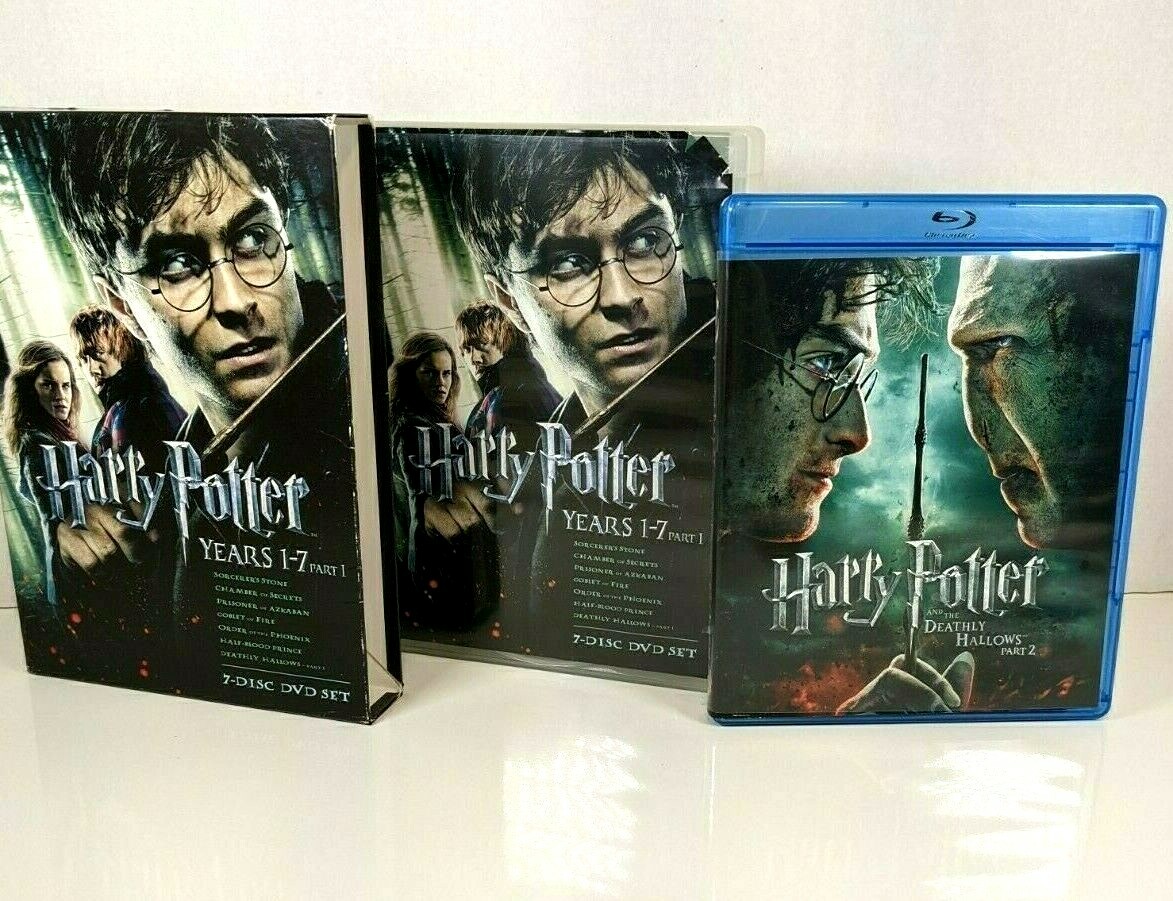 Complete set HARRY POTTER Children Book Series ~8 DVDs~DVD game~coloring book