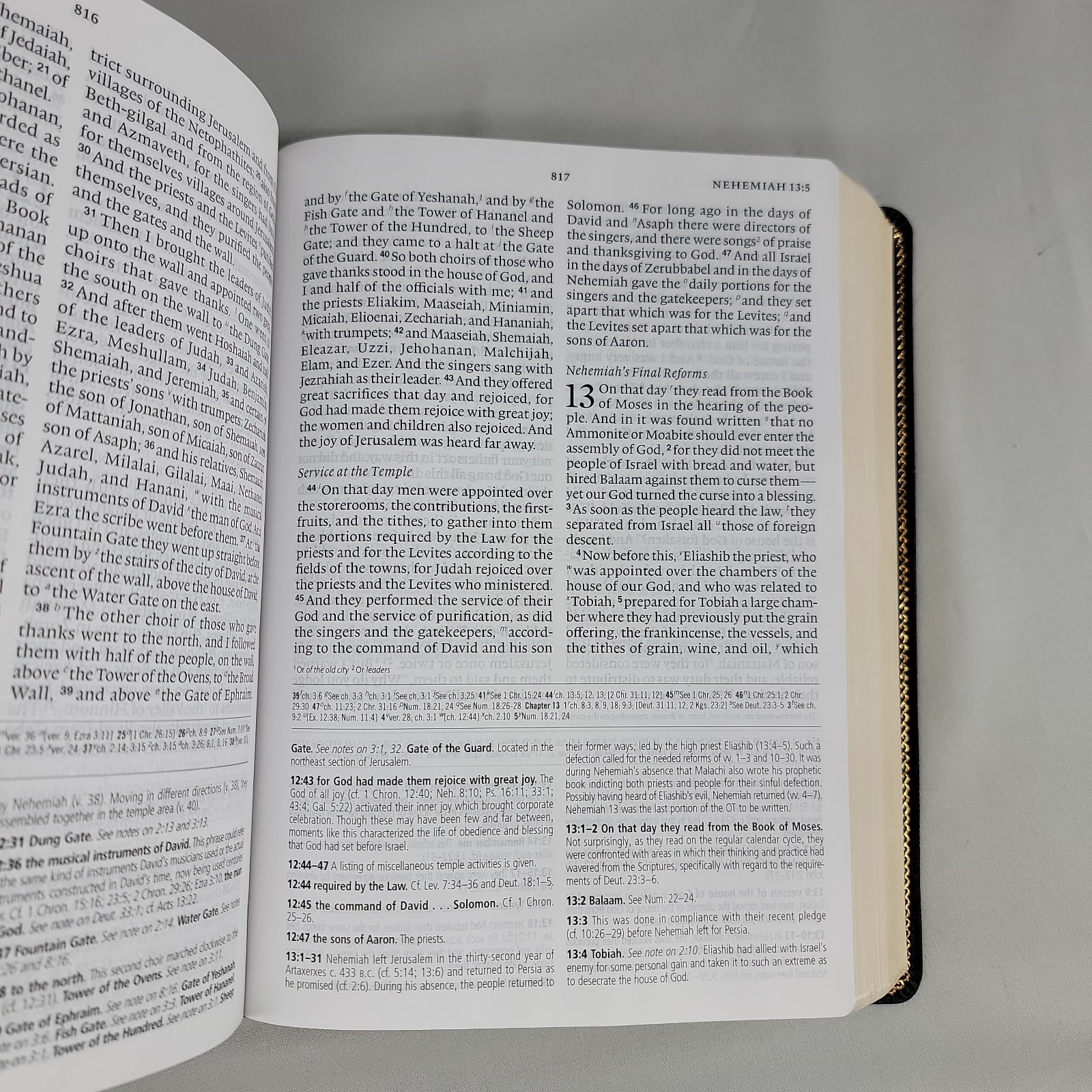 ESV MacArthur Study Bible, Large Print (Black) by Not Available (2017, Leather)