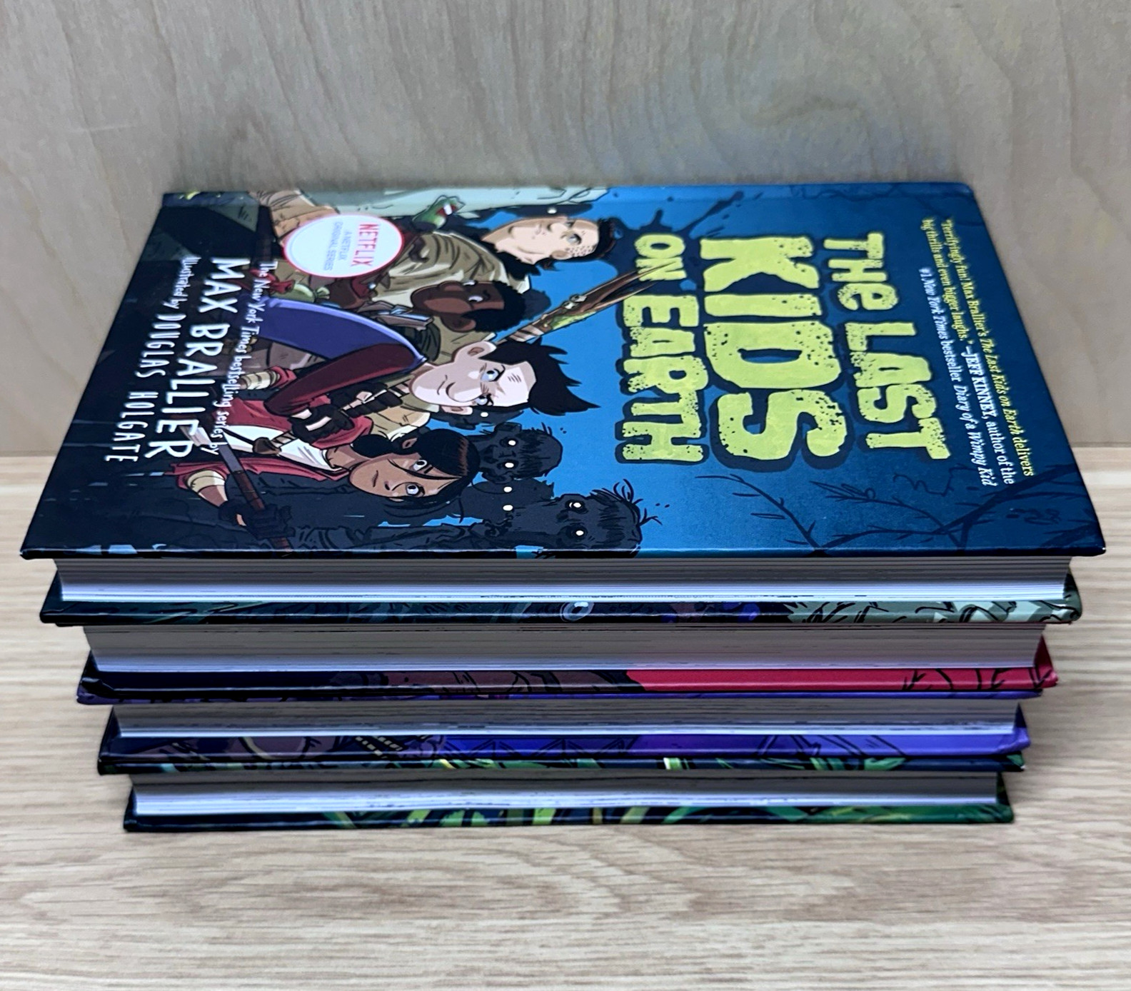 The Last Kids on Earth Lot 4 Books Hardcover Max Brallier Netflix Series Set