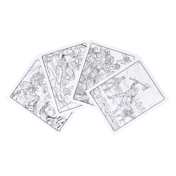 Marvel Avengers Crayola Art With Edge Coloring Book, 28 Pages(Paperback)