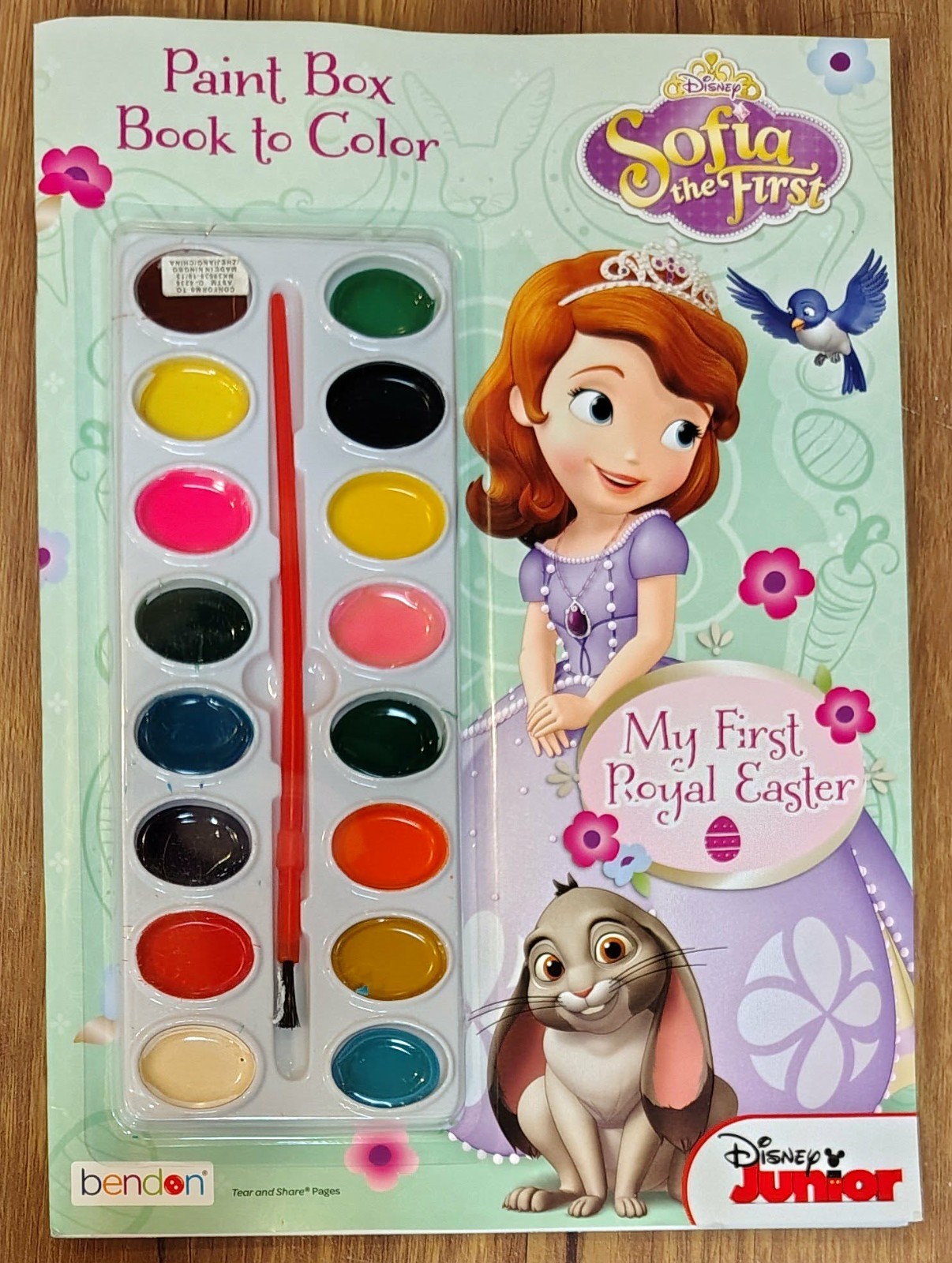 Sofia the First Paint Box Book to Color My First Royal Easter Coloring 2014