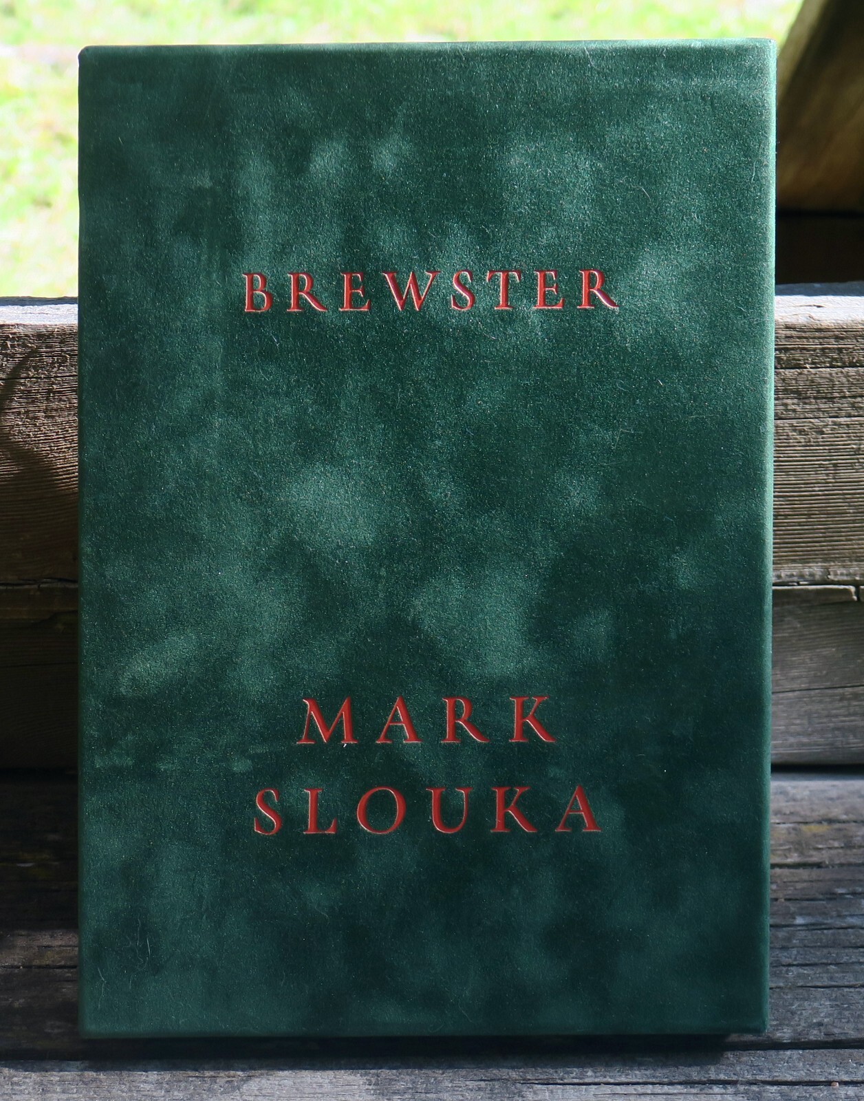 SIGNED 1st Slipcase~ BREWSTER: A NOVEL by Mark Slouka ~ Booklist Editors’ Choice