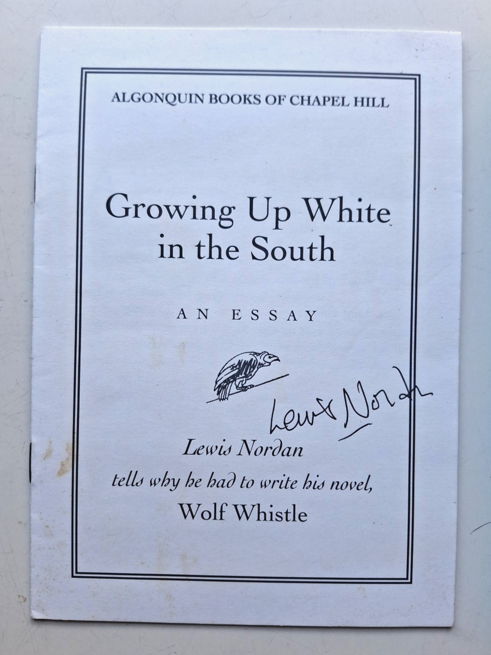 2 by Lewis Norden: Promotional Booklet (Signed) + Lightning Song ARC (Unsigned)