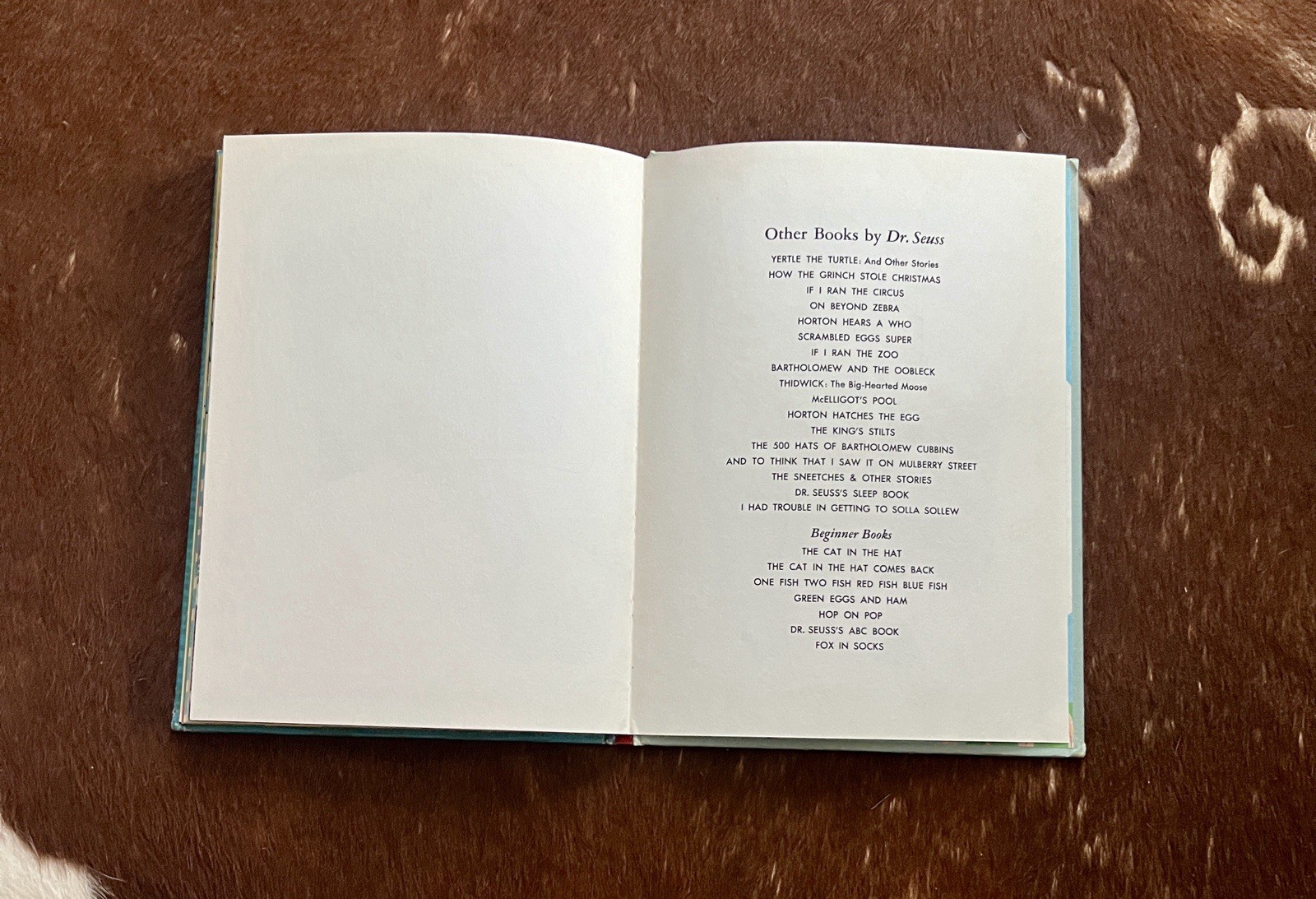 Dr. Seuss Happy Birthday To You! Vintage Hardcover Book 1959 Retro Illustration