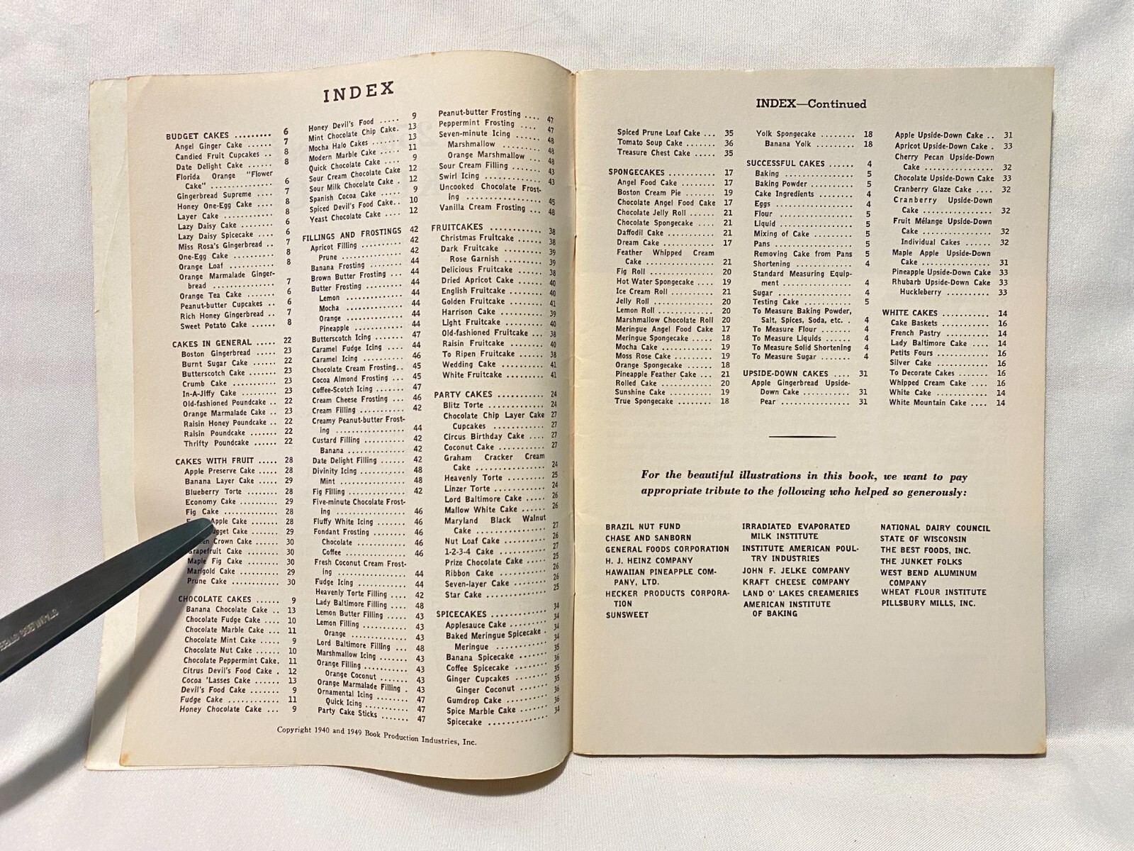 1950 250 Classic Cake Recipes Booklet Pages 1-48 Illustrated