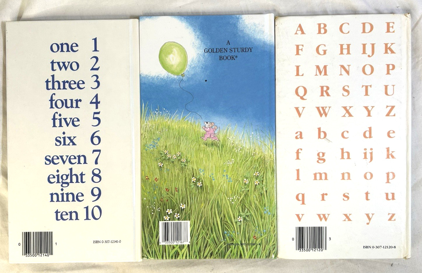 Vtg Cyndy Szekeres’ Counting Colors ABC Books Golden Sturdy Board Set of 3