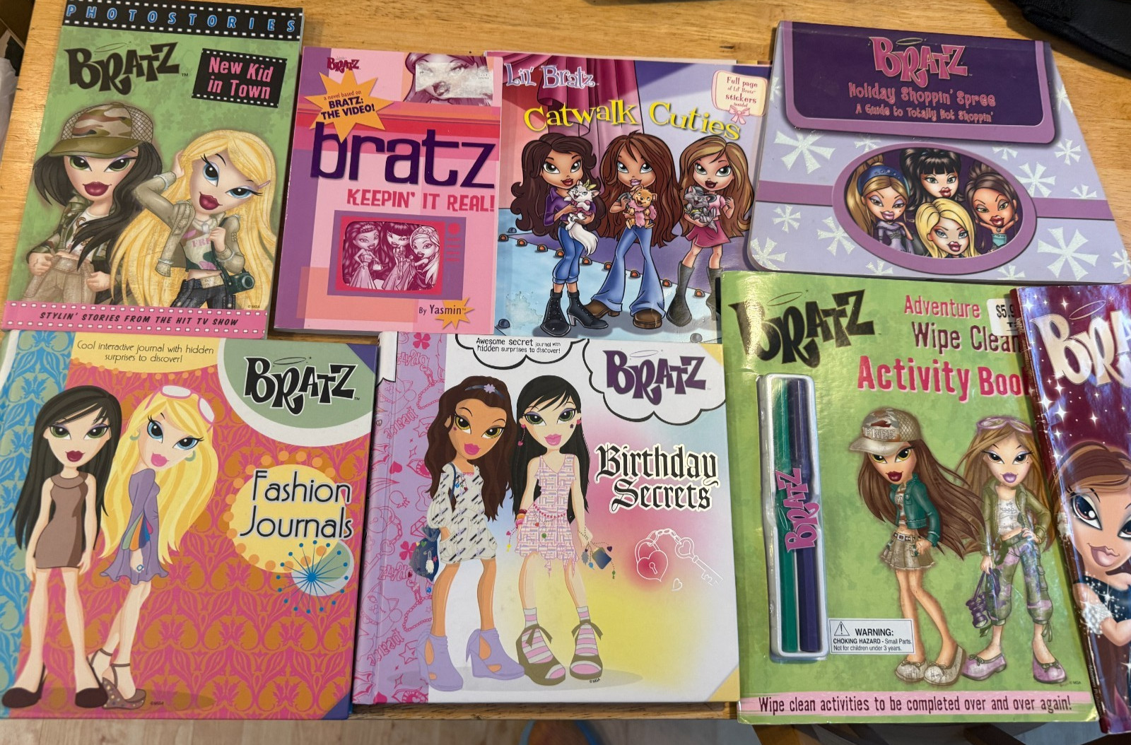 Bratz: An Assortment Of Preowned Bratz Books & 2 New Activity Coloring Books